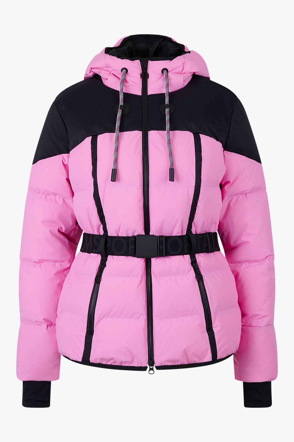 Pink Ski Jacket with Belt Pitsburg NE mK