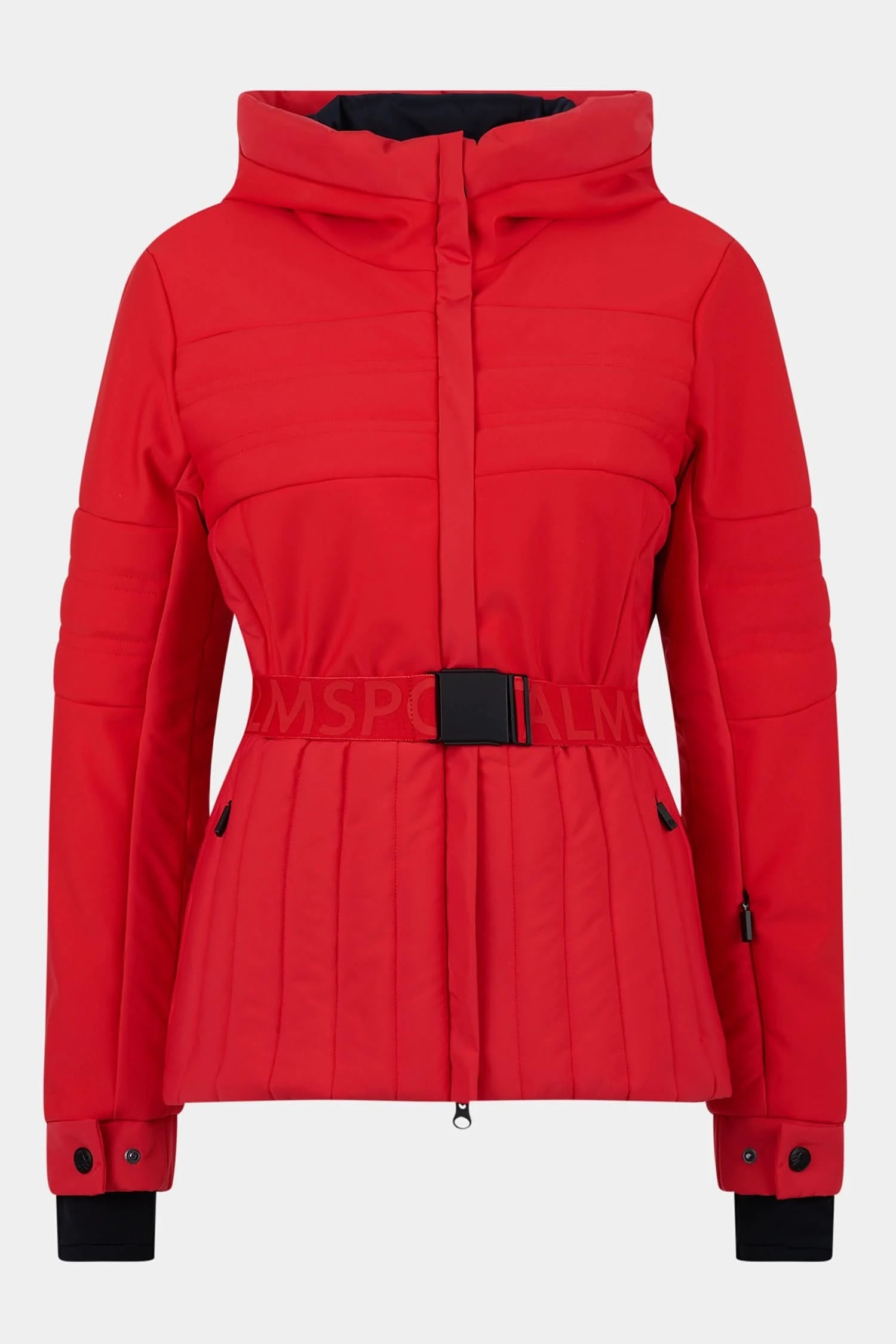 Frankfurt ST mK red belted ski jacket