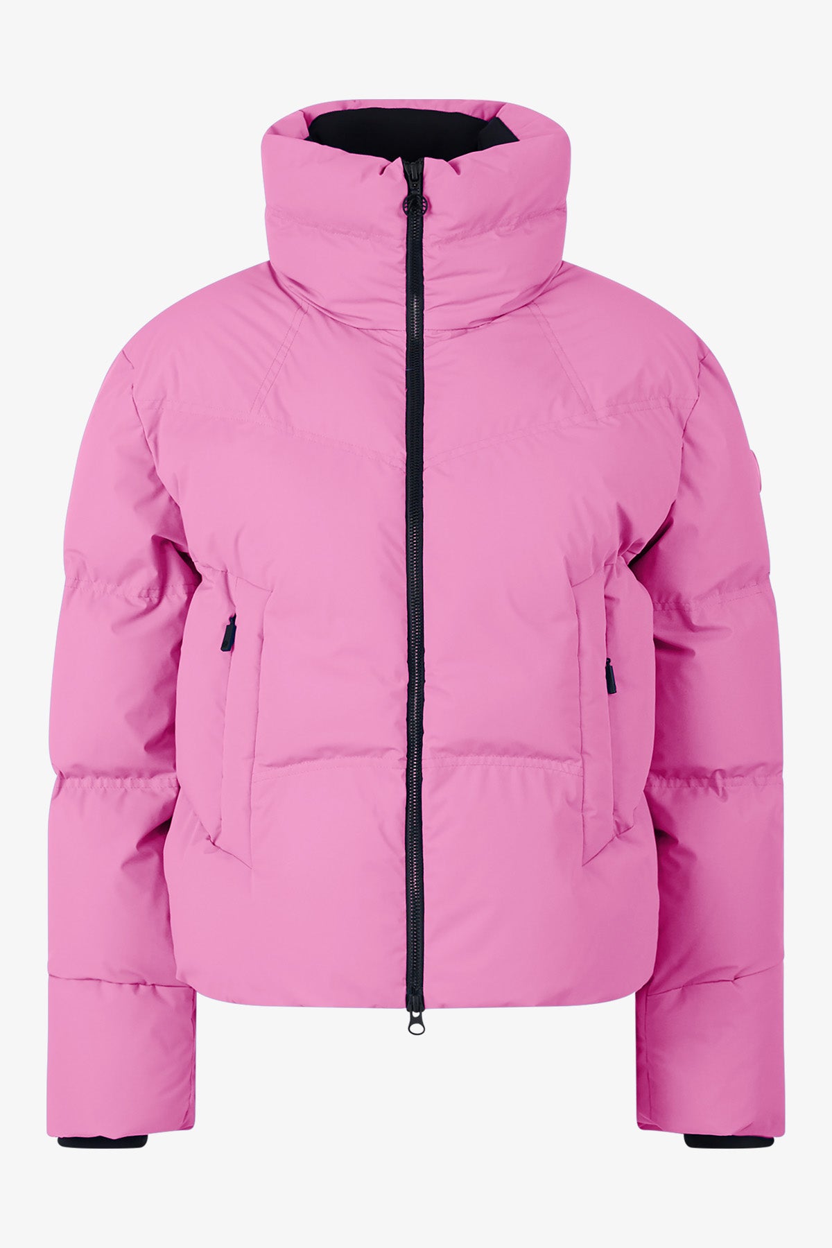 Różowa puchowa kurtka narciarska Luni NE o.K.