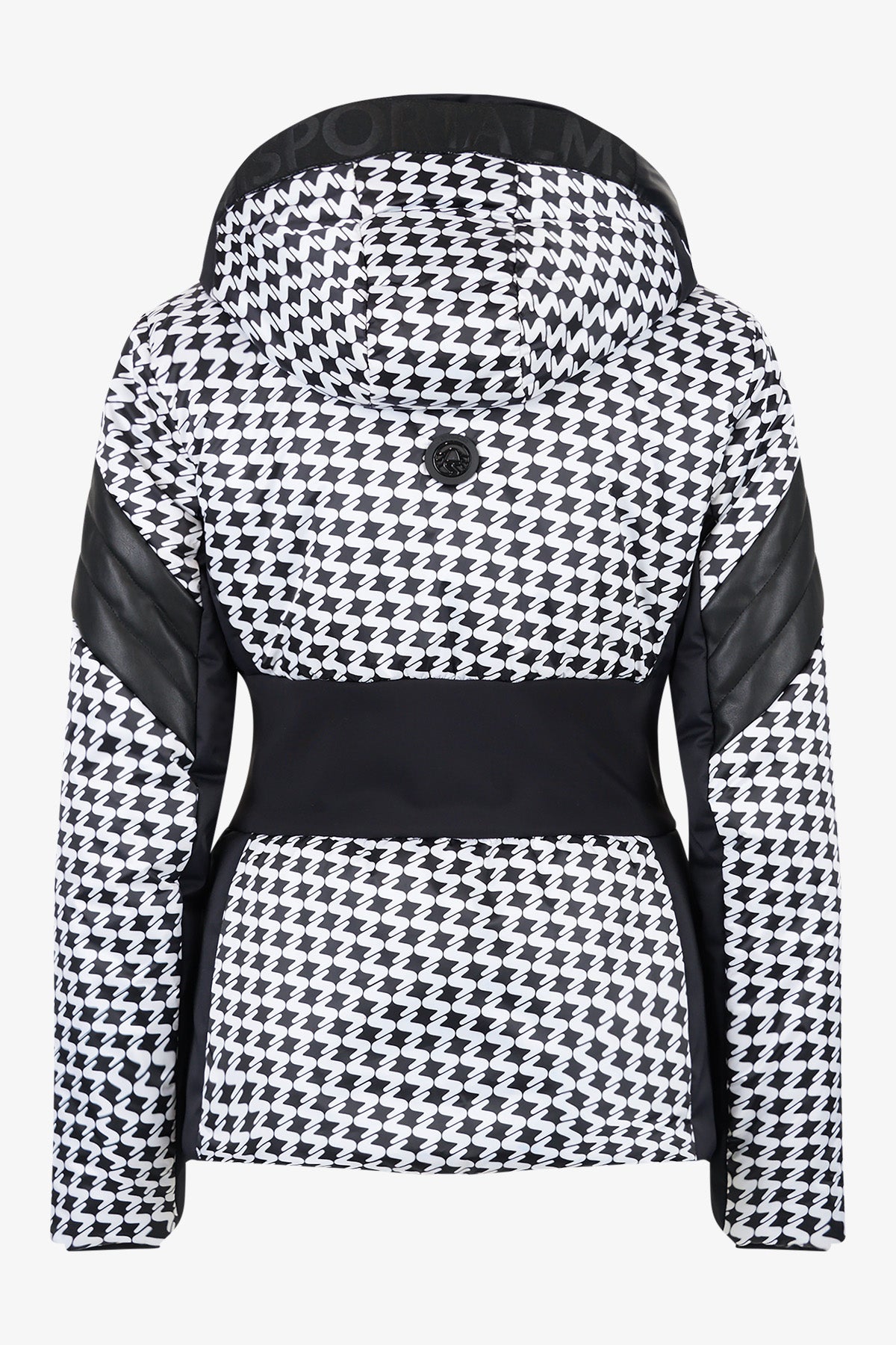 Black ski jacket with belt Berlin NE m.Kap.oP