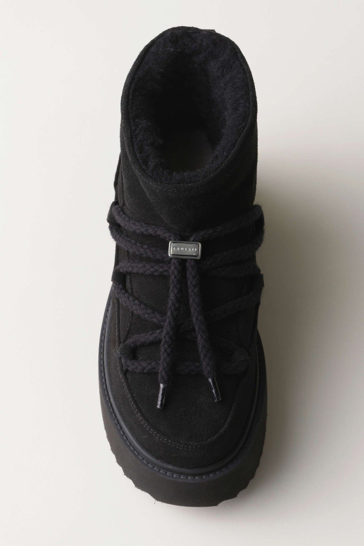 Czarne buty zimowe na platformie CLASSIC LOW PLATFORM