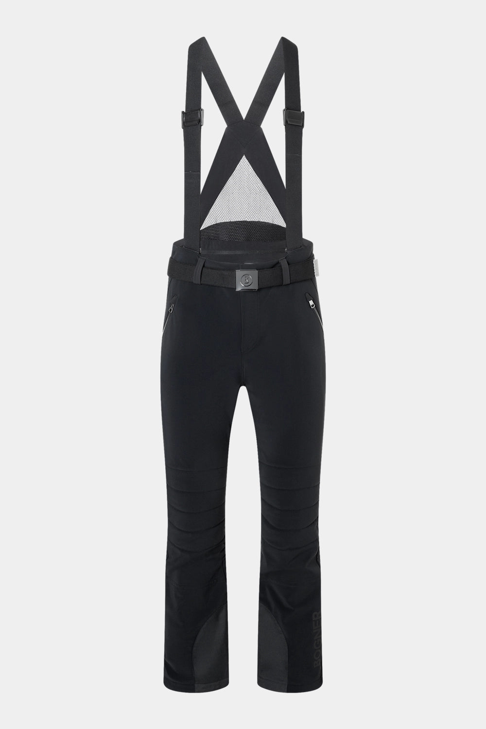 Czarne spodnie narciarskie z szelkami CURT2