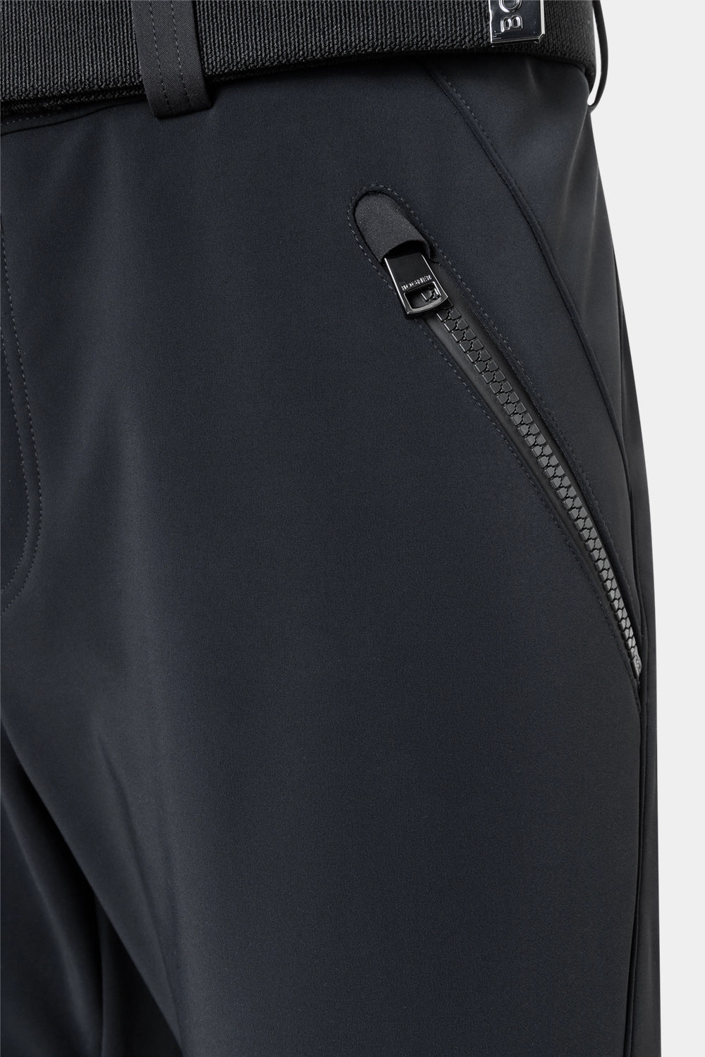 Czarne spodnie narciarskie z szelkami CURT2