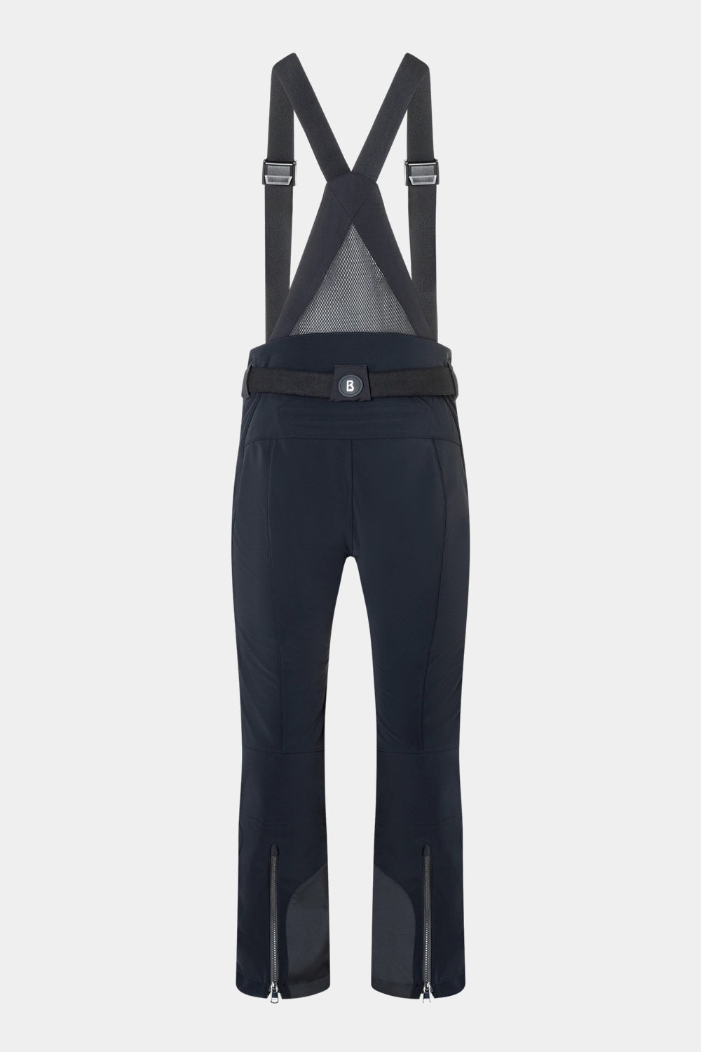 Czarne spodnie narciarskie z szelkami CURT2