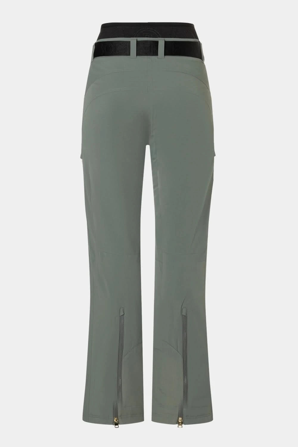 Olive ski pants with belt ILKA1-T
