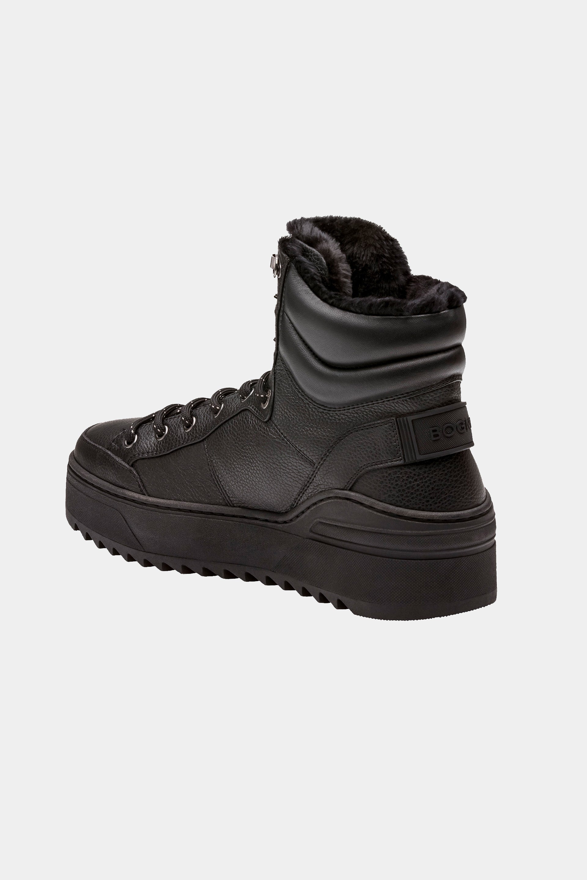 Wysokie buty zimowe skórzane BUCHAREST 3D