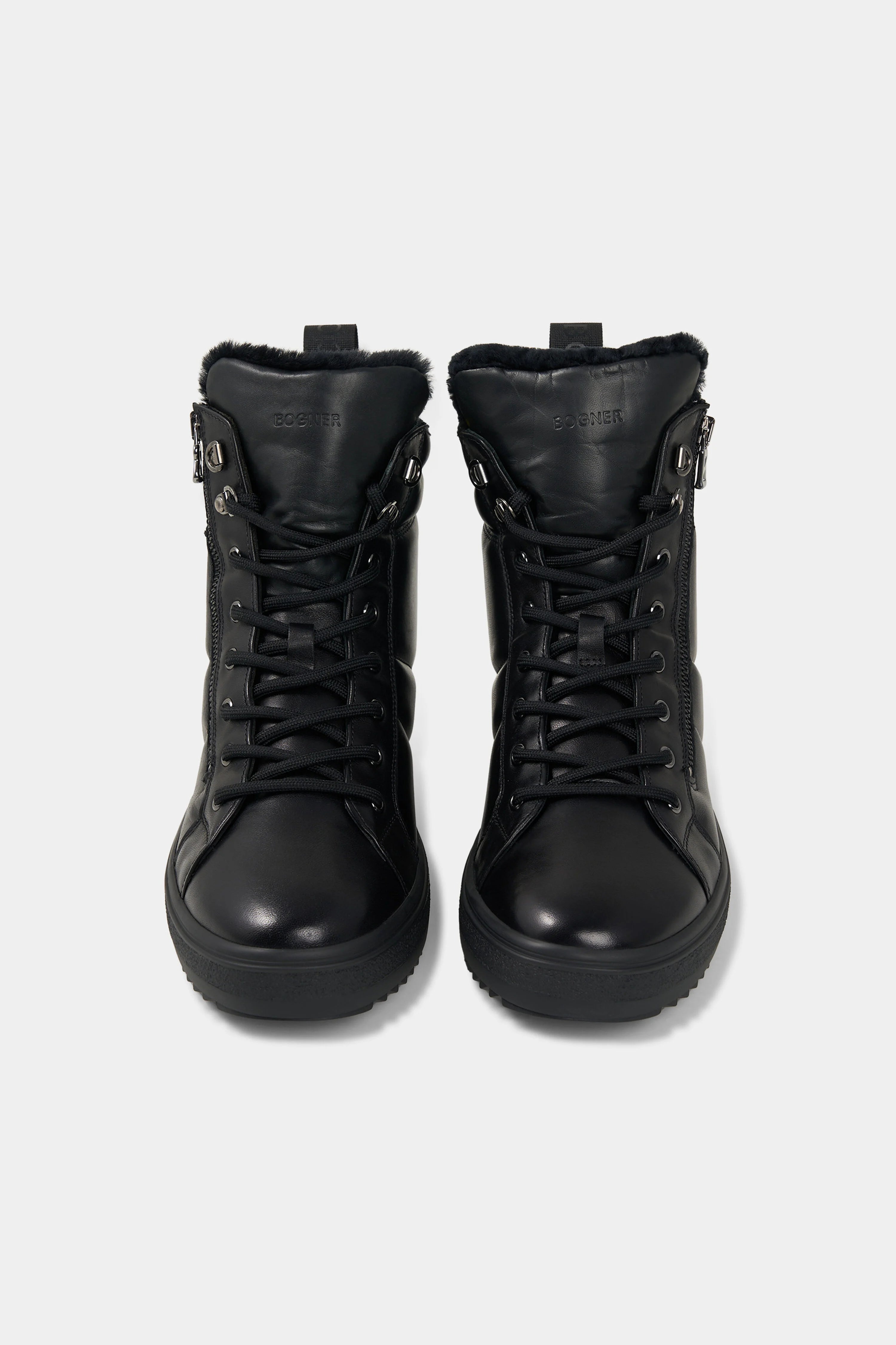 Wysokie buty zimowe skórzane ANCHORAGE S12E