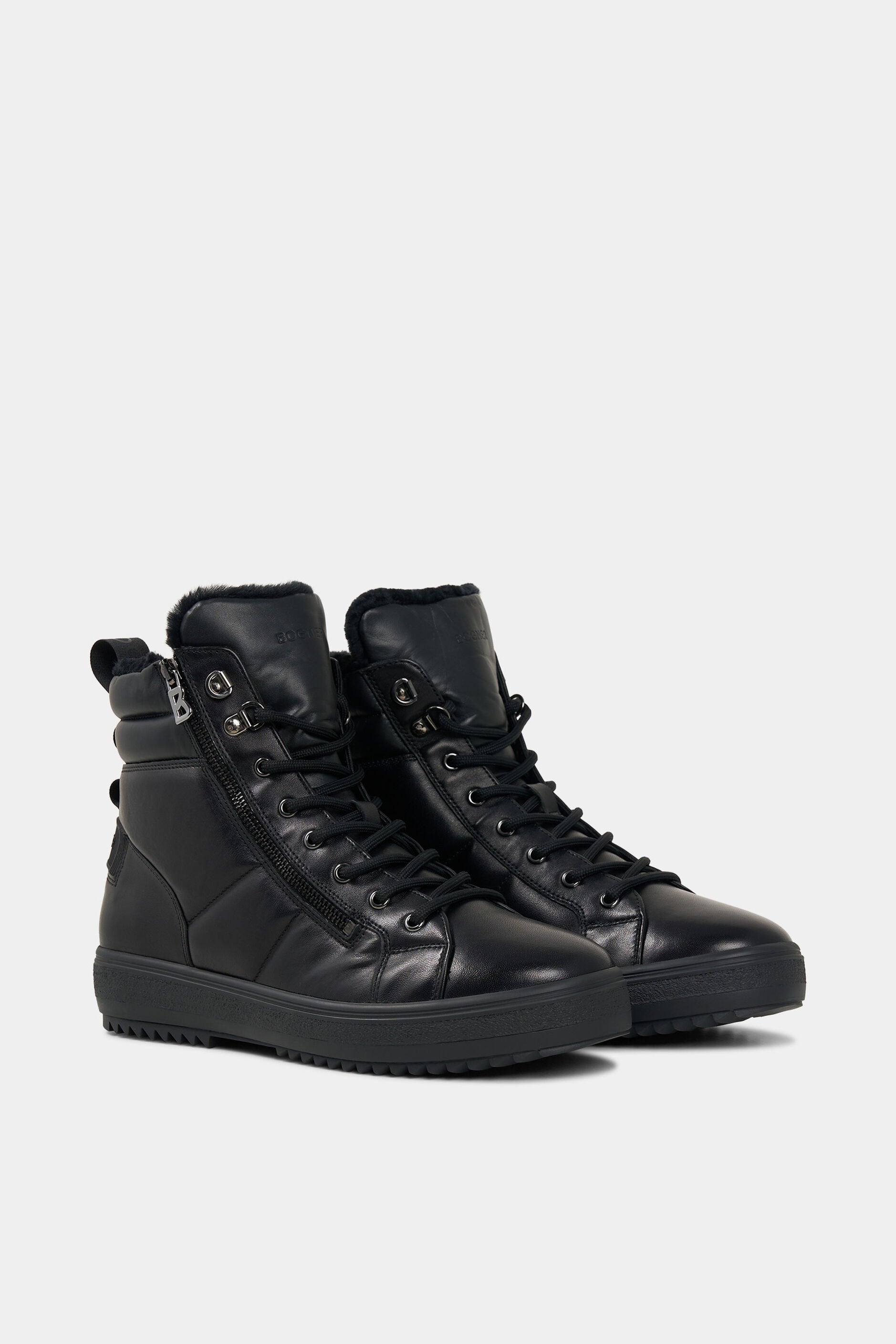 Wysokie buty zimowe skórzane ANCHORAGE S12E