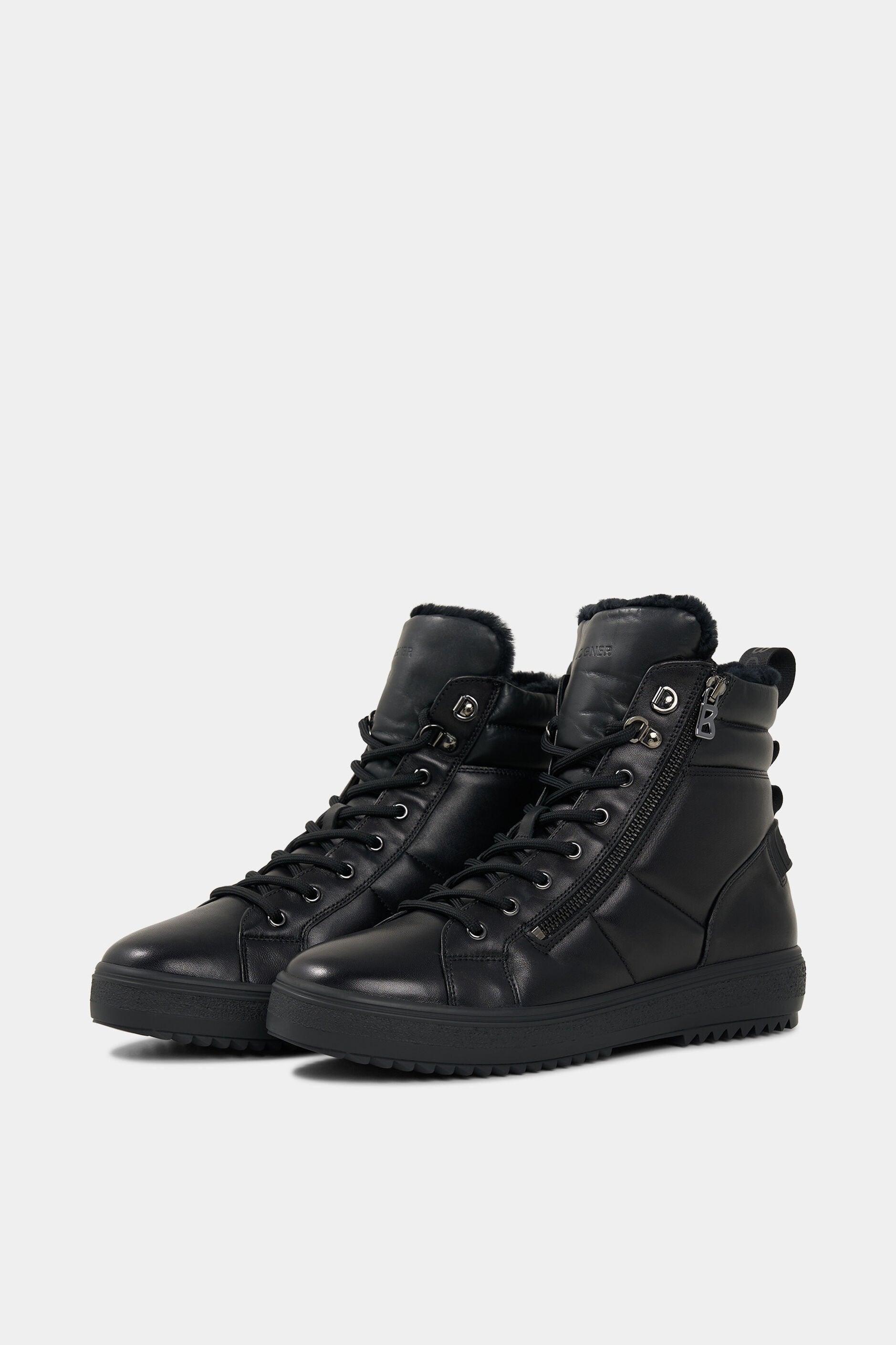 Wysokie buty zimowe skórzane ANCHORAGE S12E