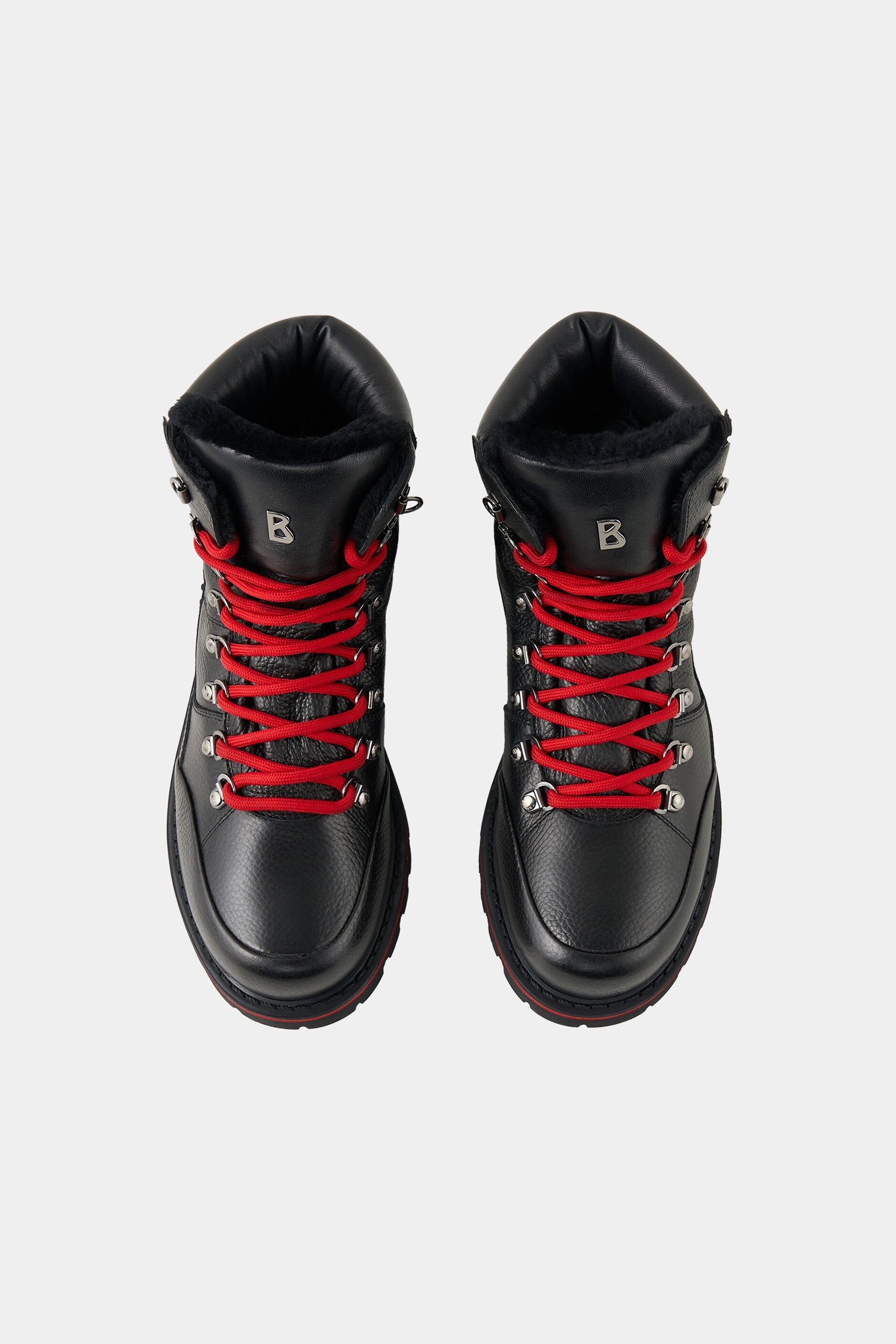 Wysokie buty zimowe skórzane HELSINKI S26