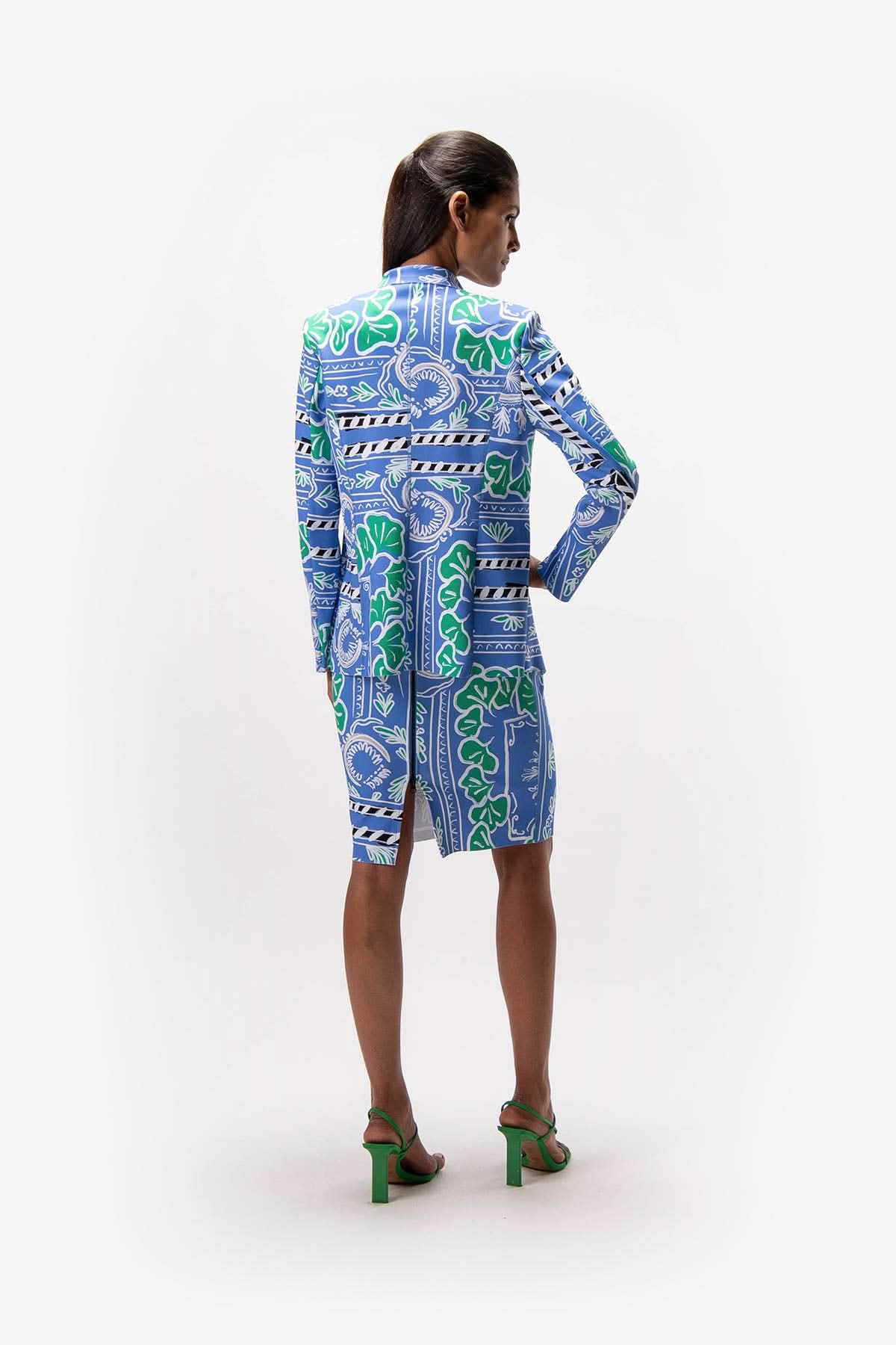 Blue Couple print jacket