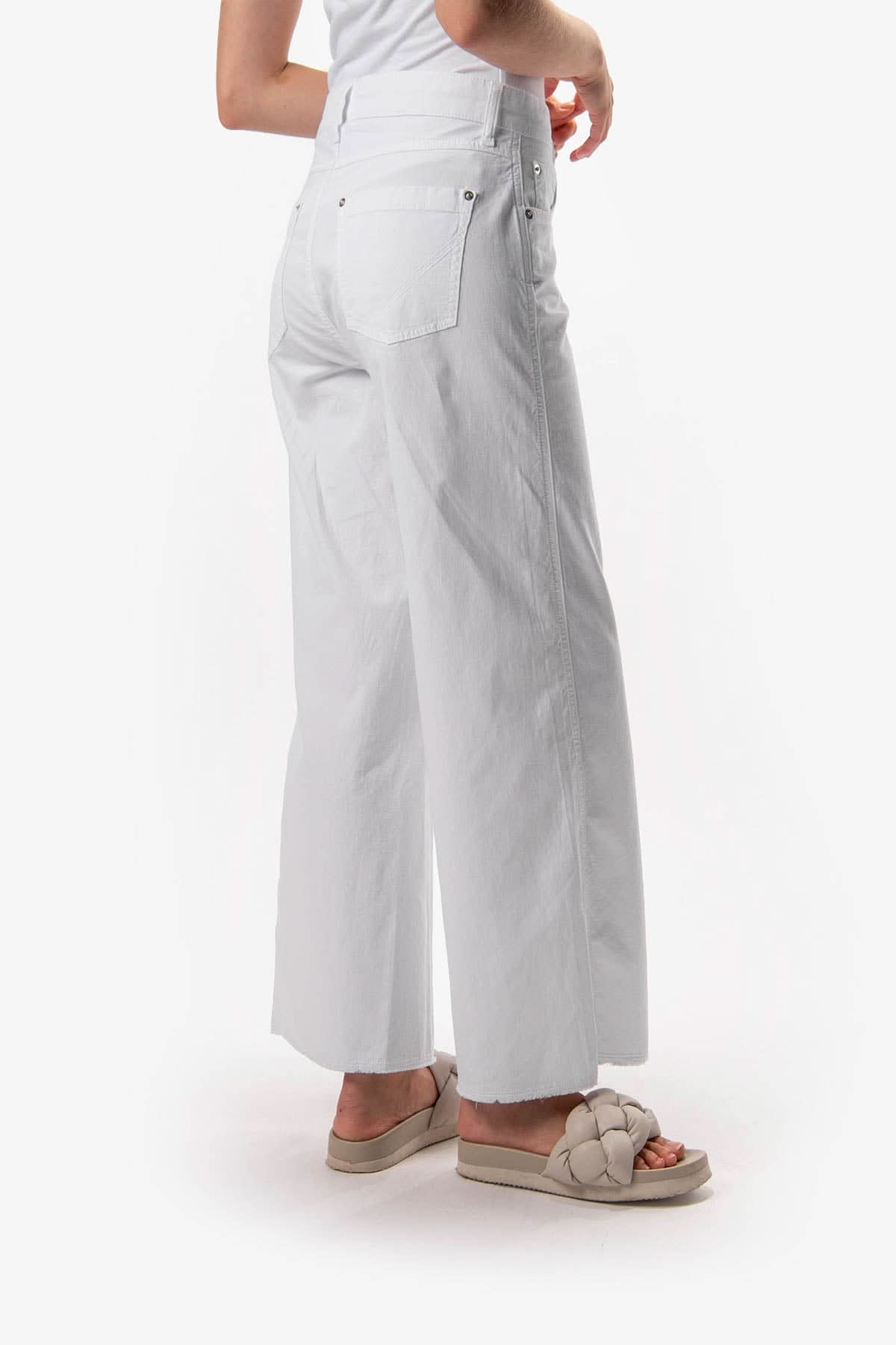 White Urbino summer trousers