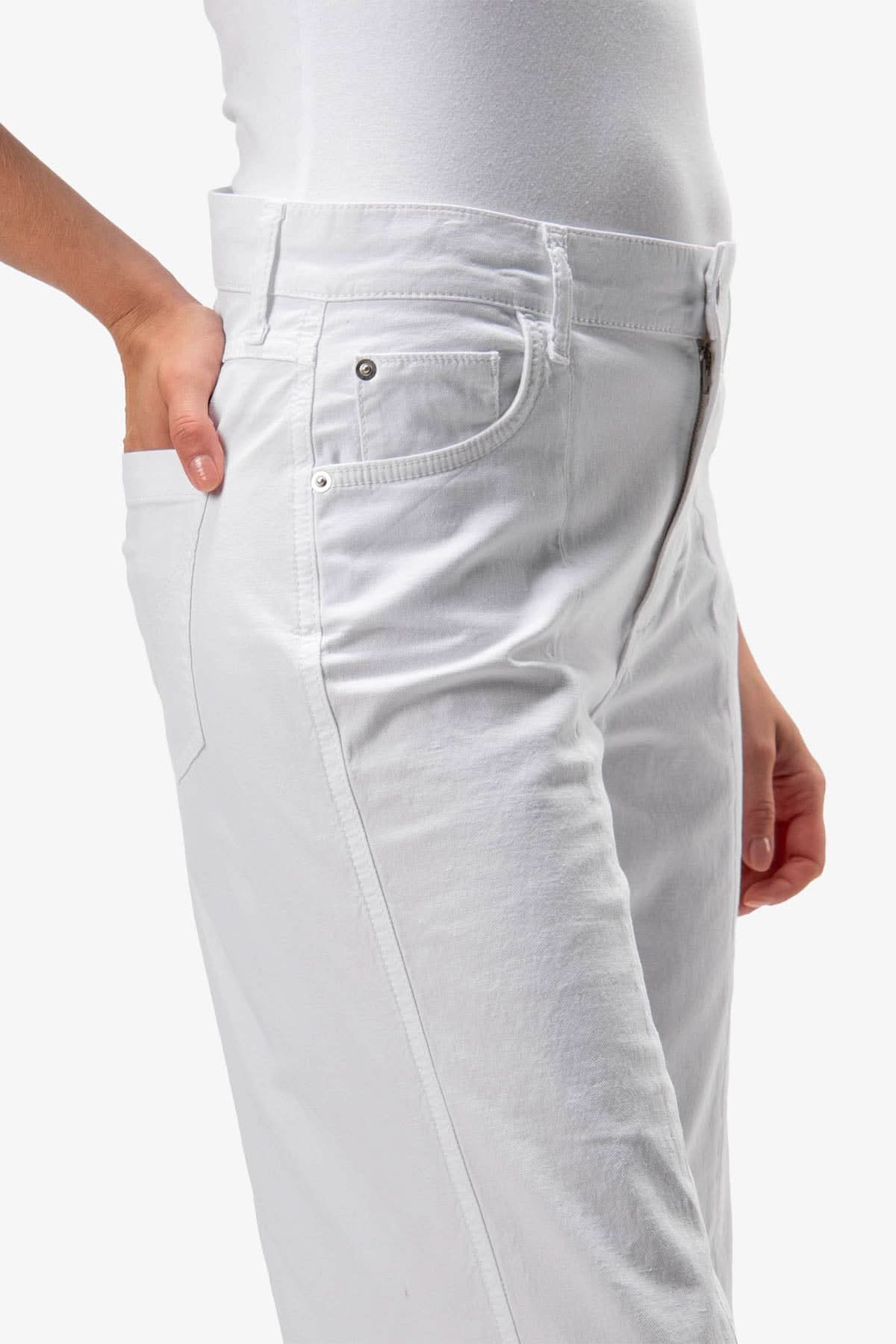 White Urbino summer trousers