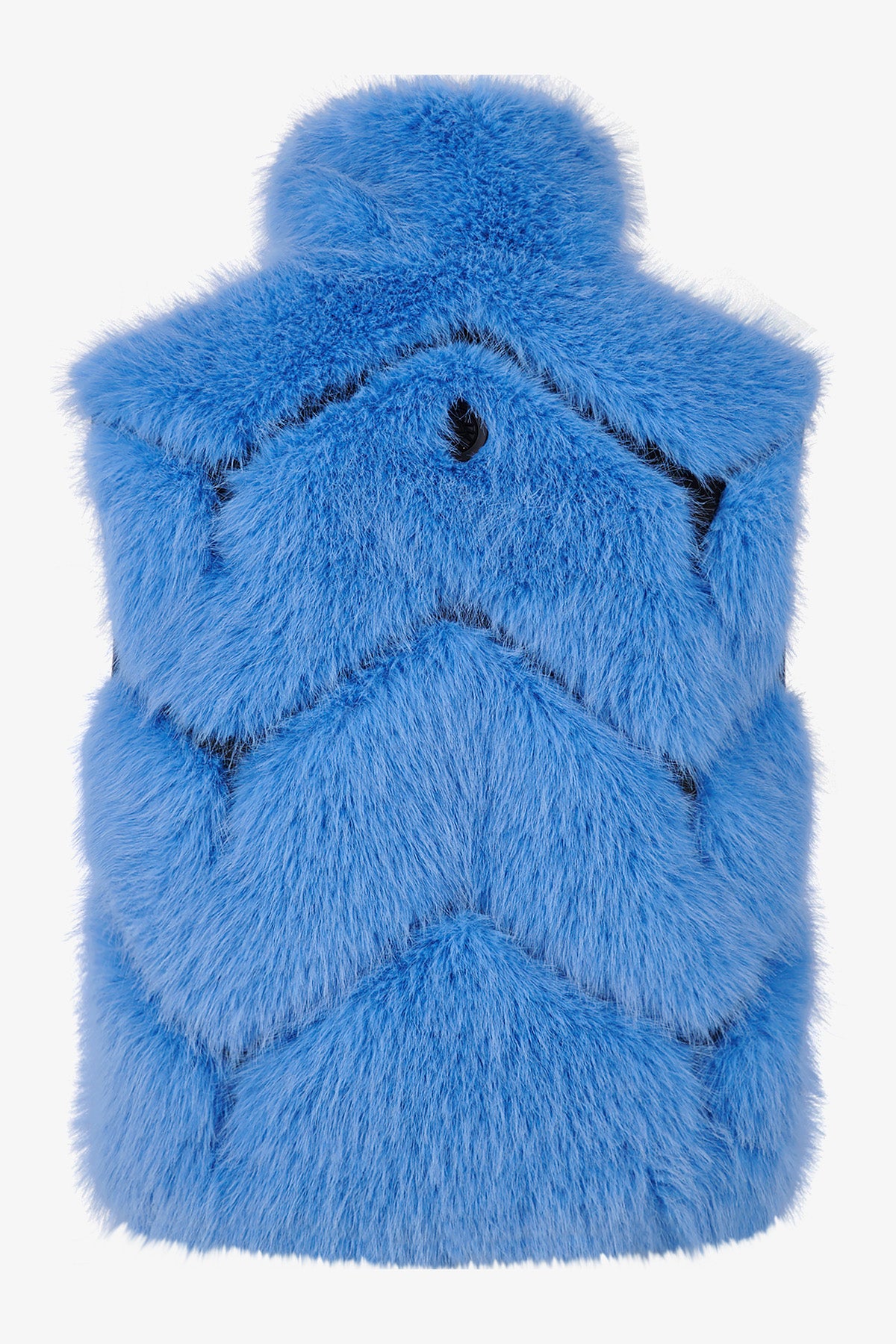 Blue fur vest Istanbul NE