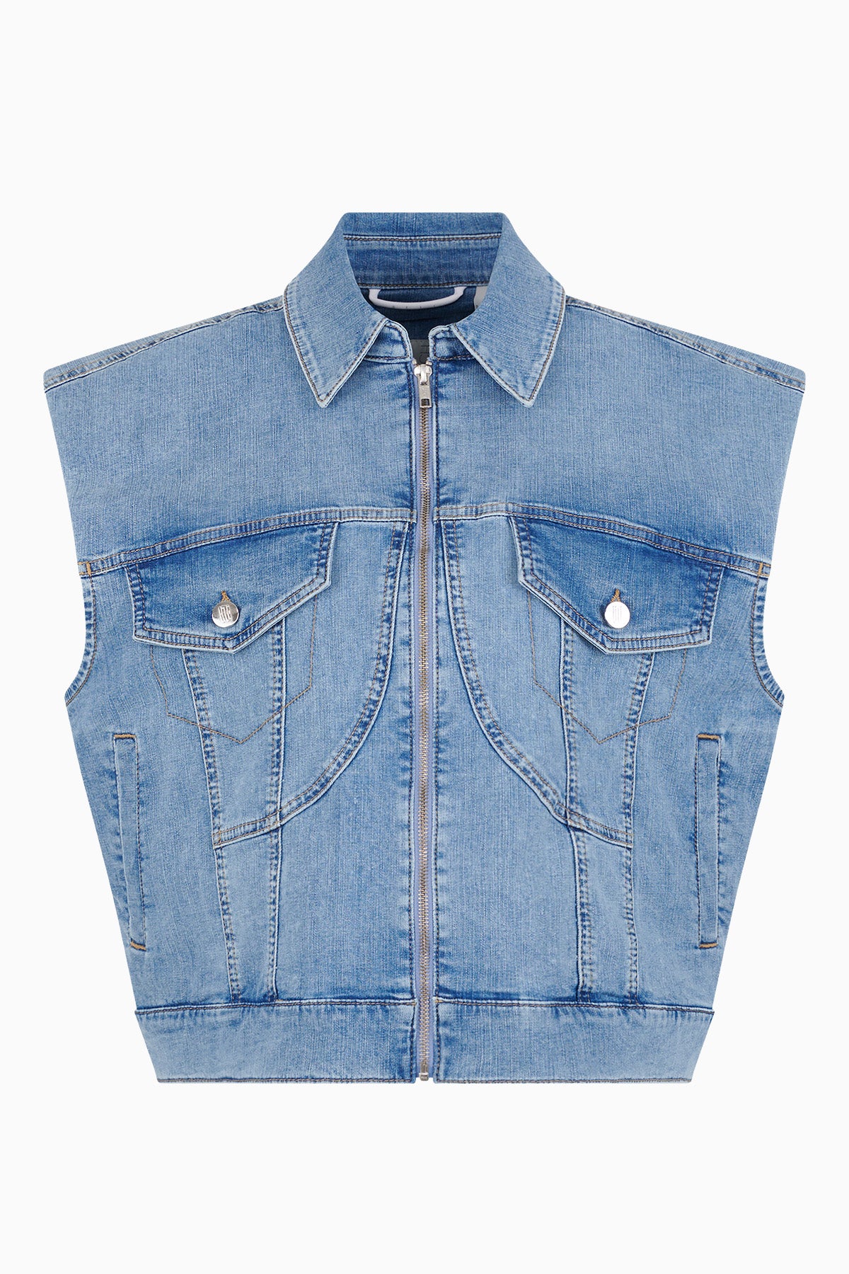 Jeansowa kamizelka Bald