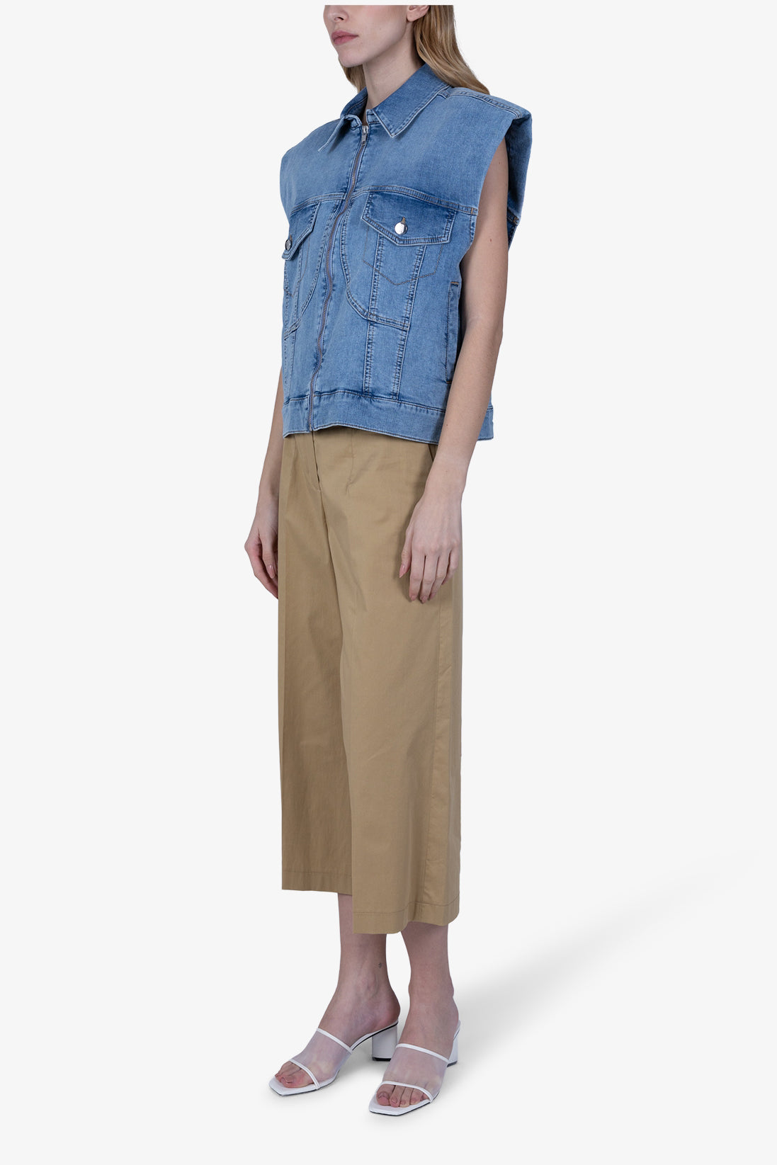 Jeansowa kamizelka Bald