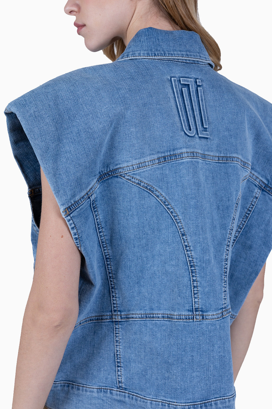 Jeansowa kamizelka Bald