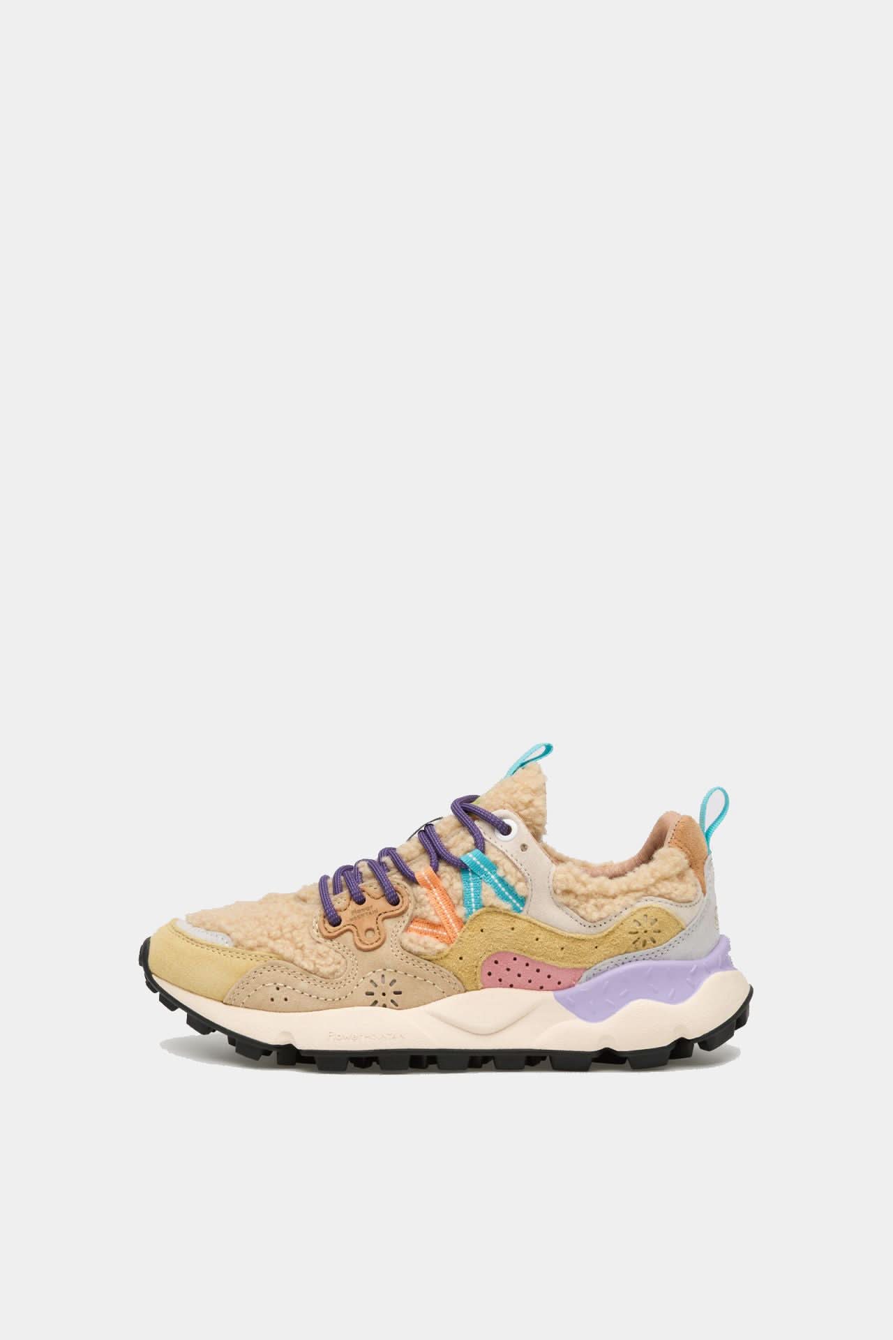 YAMANO 3 WOMAN Suede/Teddy sneakers