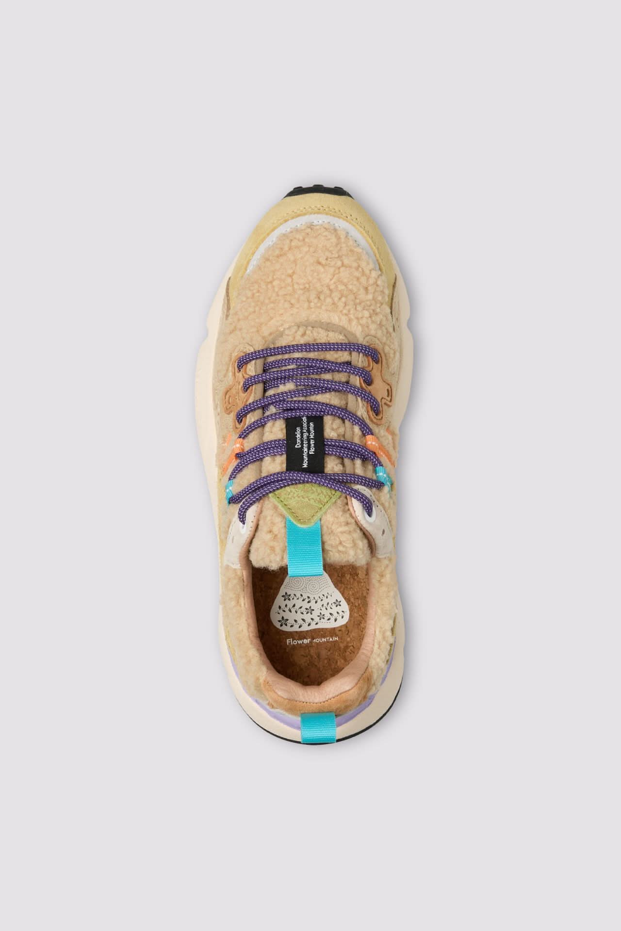 YAMANO 3 WOMAN Suede/Teddy sneakers