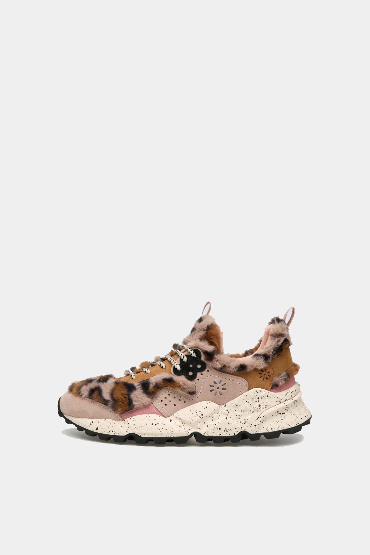 KOTETSU UNI Suede/Ecofur sneakers