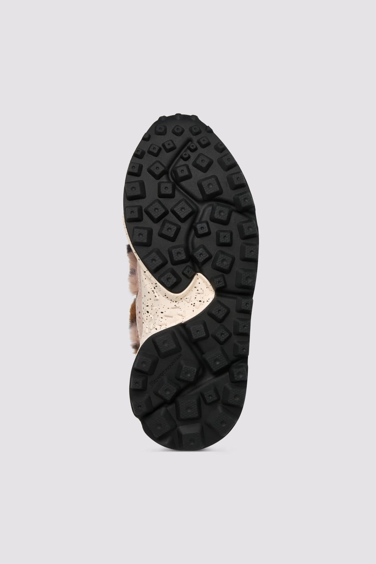 KOTETSU UNI Suede/Ecofur sneakers