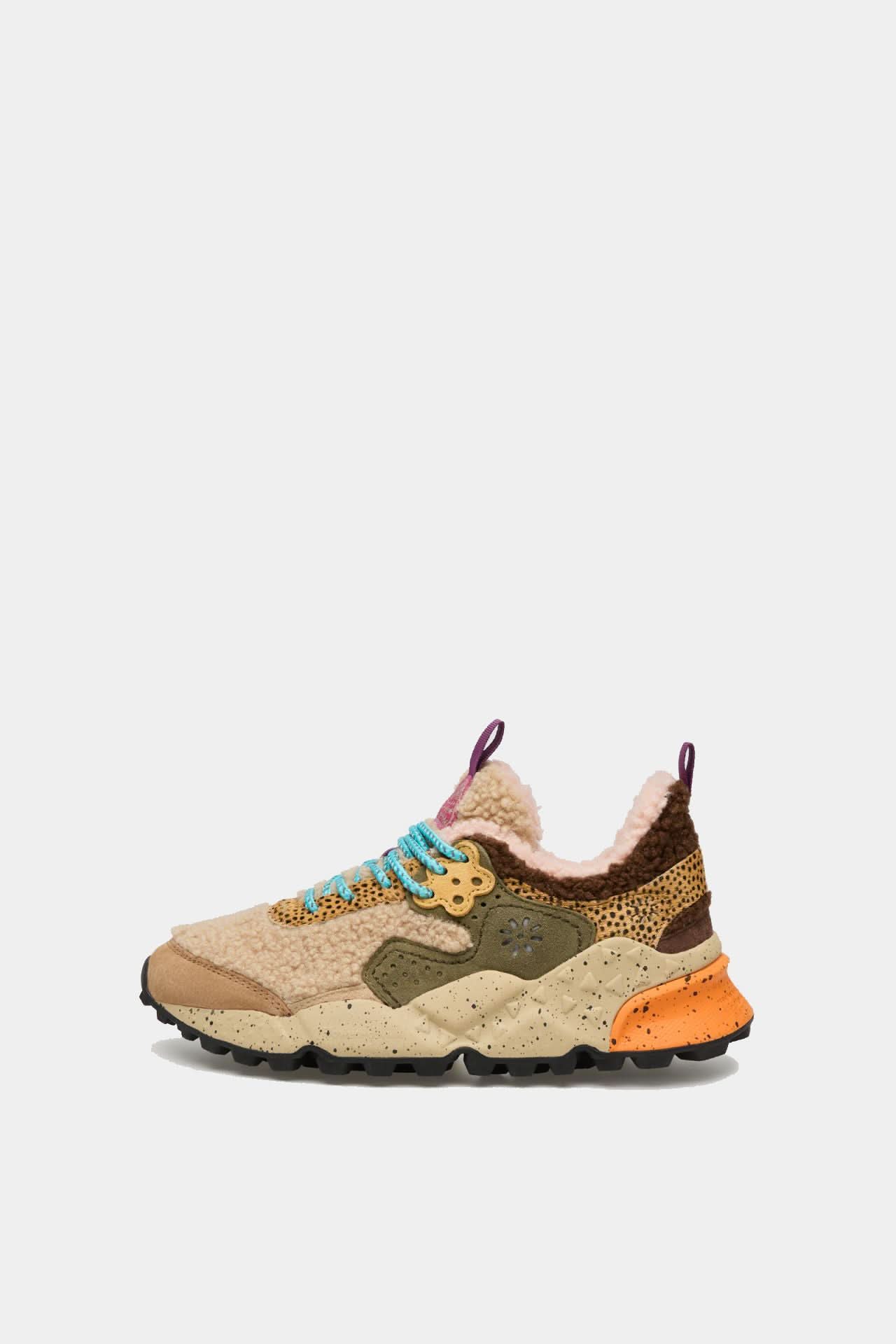 KOTETSU WOMAN Suede/Teddy Sneakers