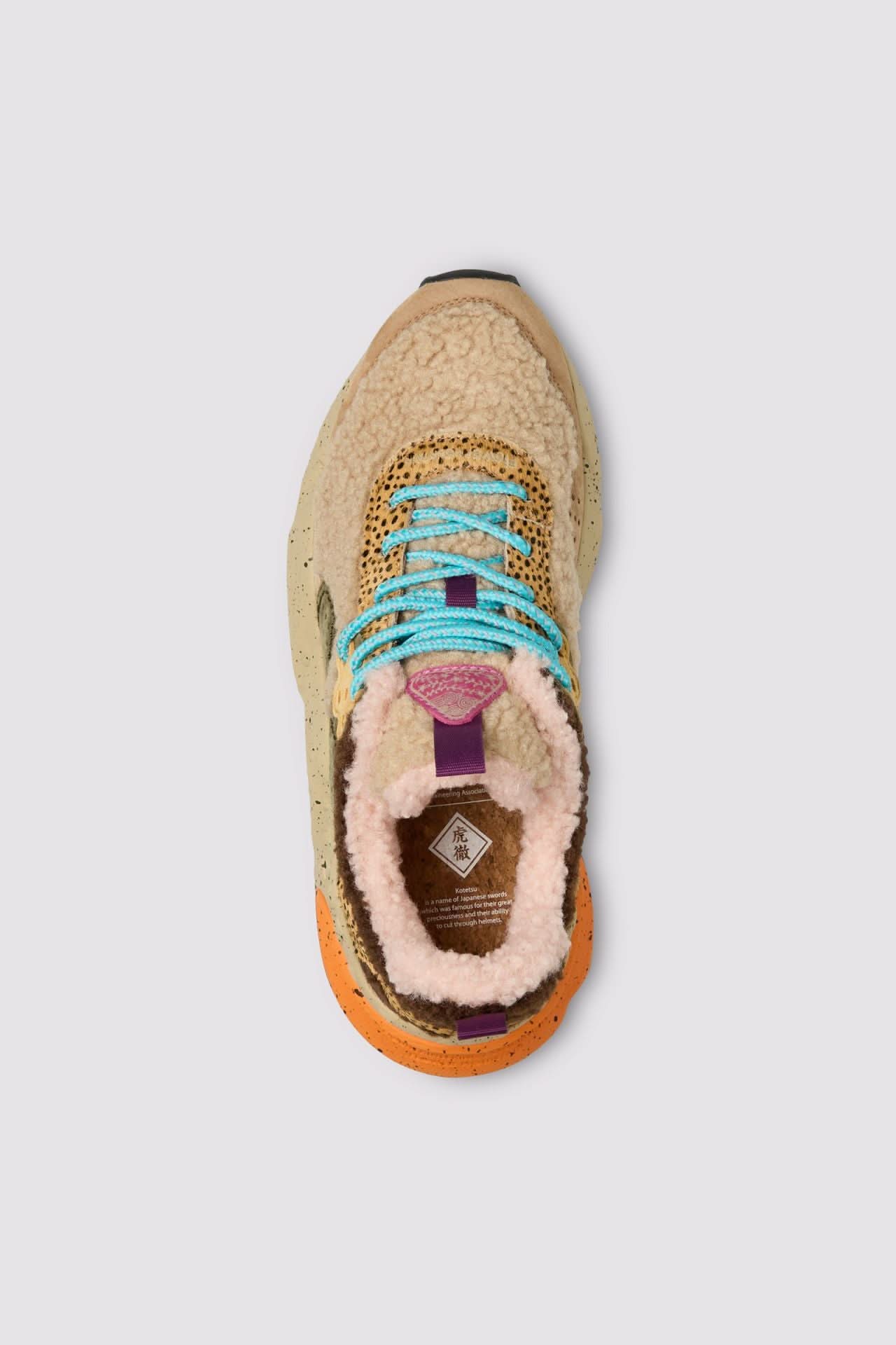 KOTETSU WOMAN Suede/Teddy Sneakers