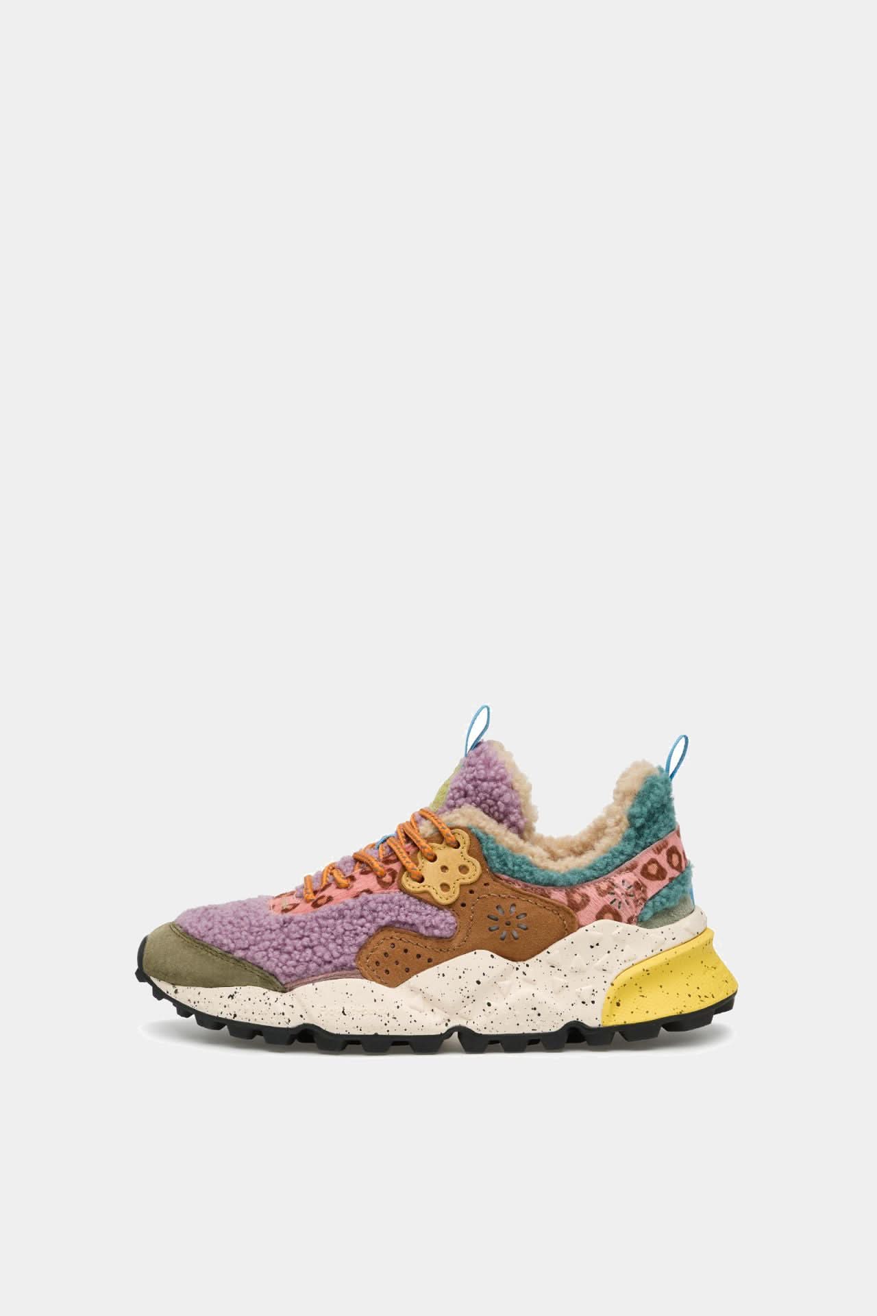 KOTETSU WOMAN Suede/Teddy Sneakers