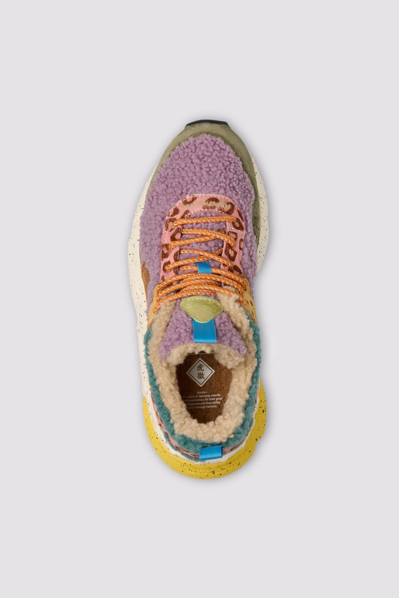 KOTETSU WOMAN Suede/Teddy Sneakers