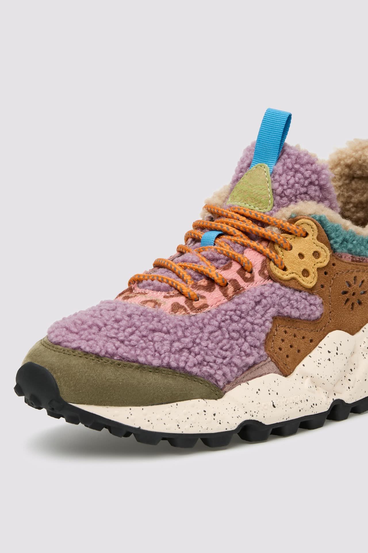 KOTETSU WOMAN Suede/Teddy Sneakers