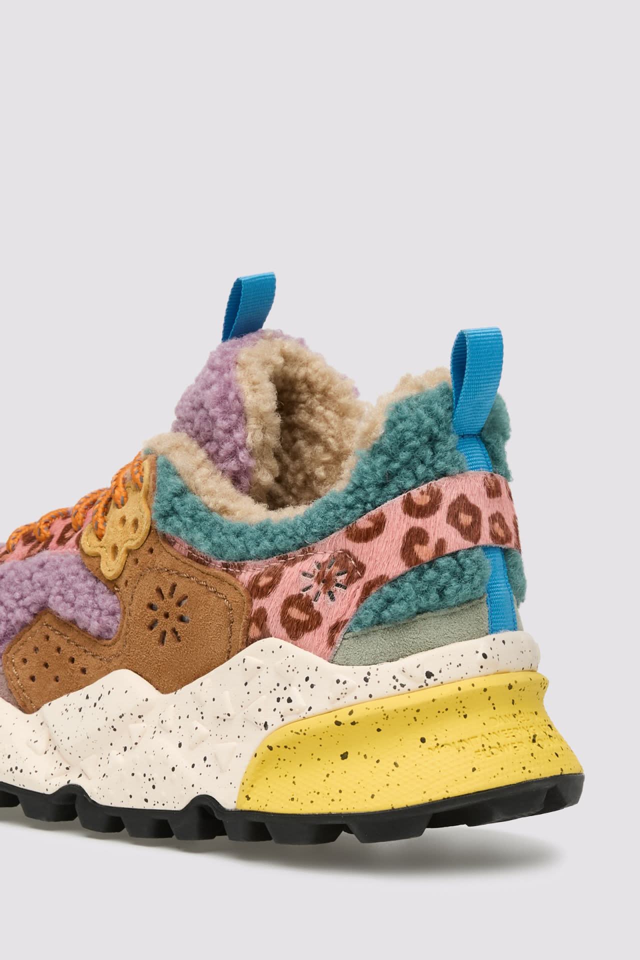 KOTETSU WOMAN Suede/Teddy Sneakers