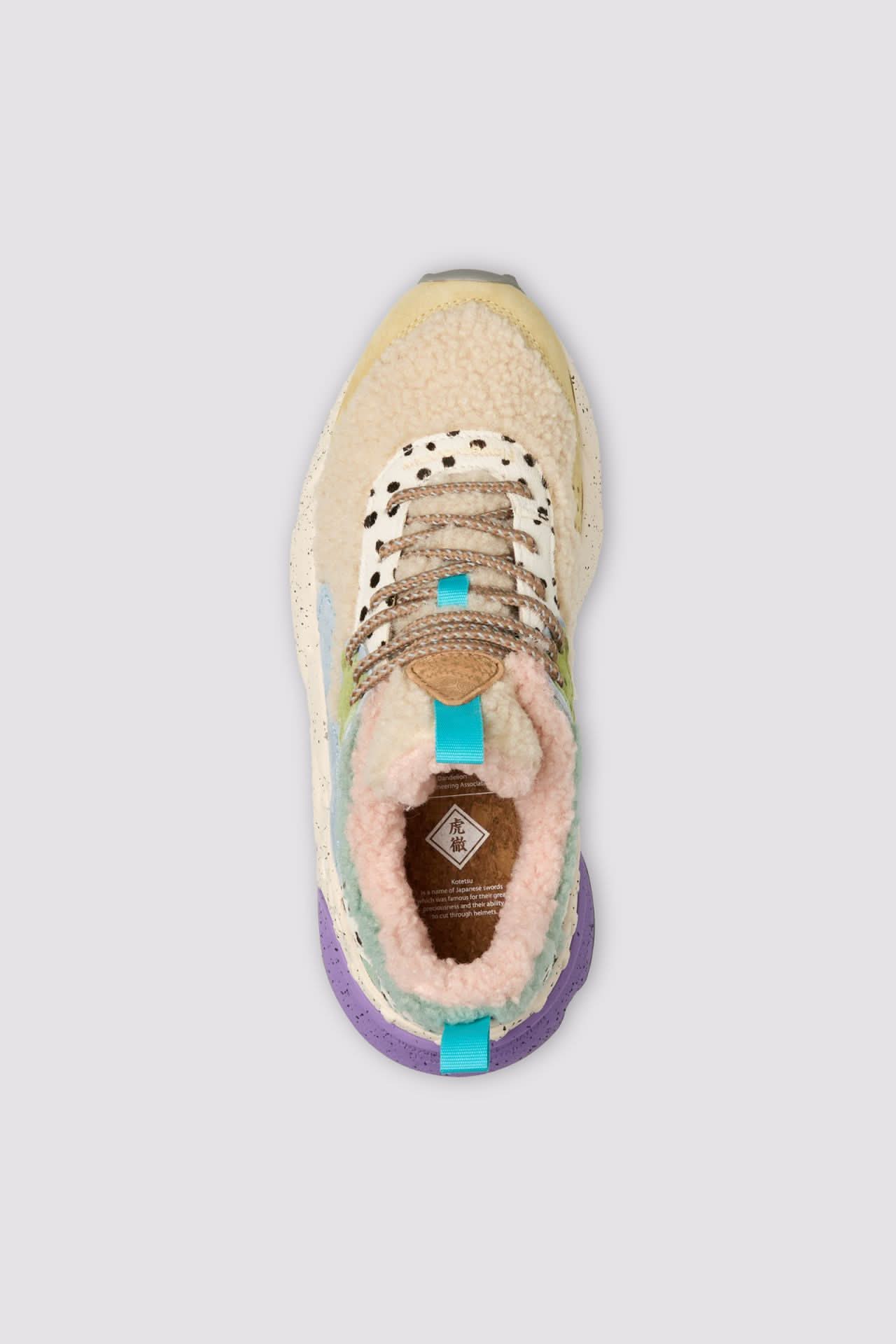 KOTETSU WOMAN Suede/Teddy Sneakers
