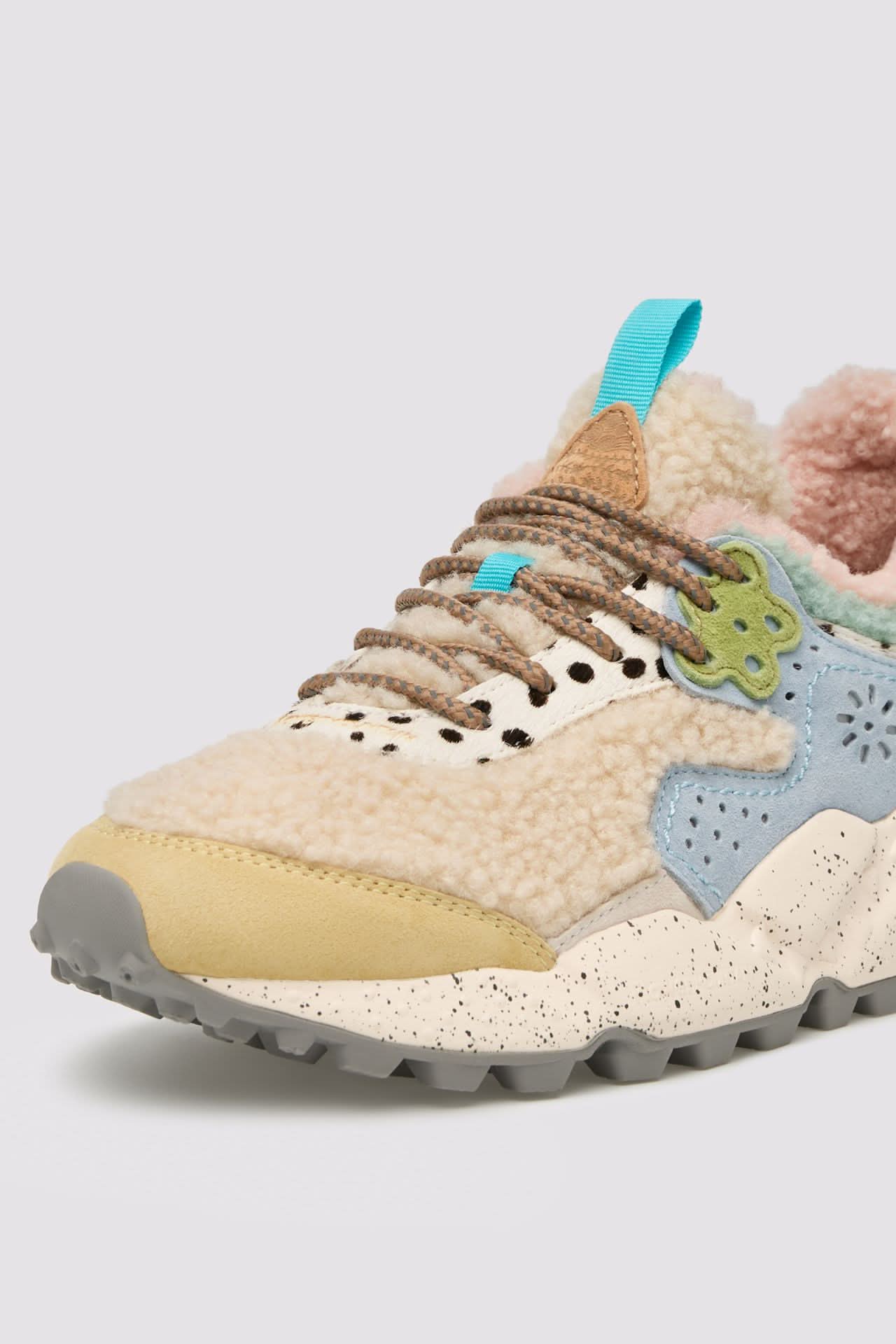 KOTETSU WOMAN Suede/Teddy Sneakers