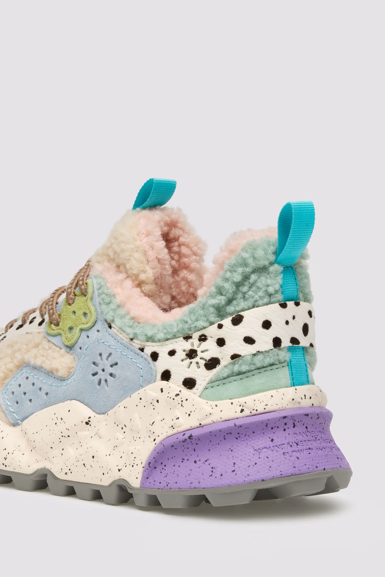 KOTETSU WOMAN Suede/Teddy Sneakers