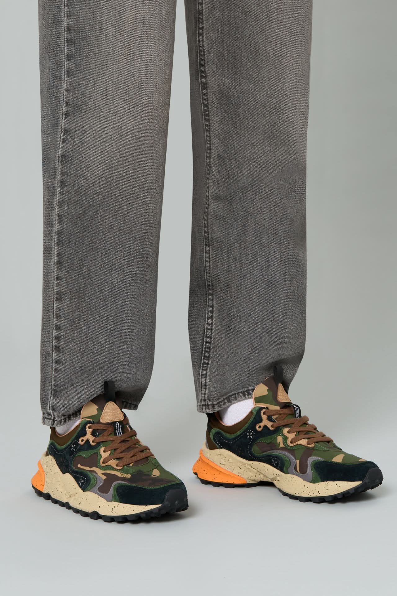 Sneakersy RULIS MAN Suede/Waxed Cotton