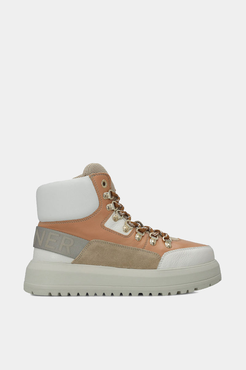Wysokie buty zimowe skórzane ANTWERP L26