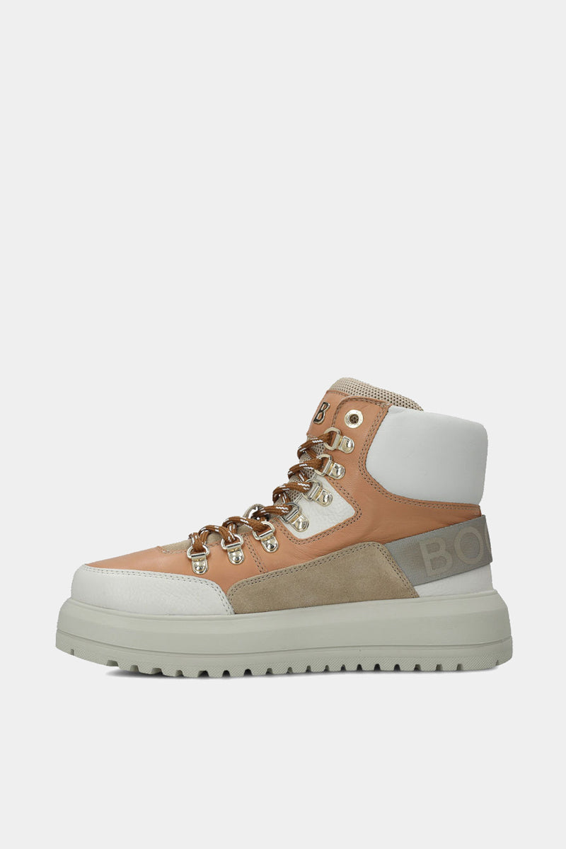 Wysokie buty zimowe skórzane ANTWERP L26
