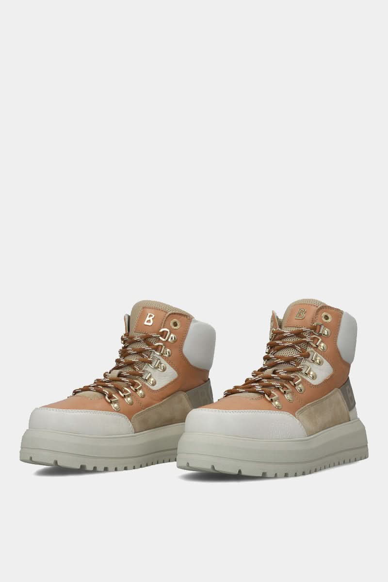 Wysokie buty zimowe skórzane ANTWERP L26