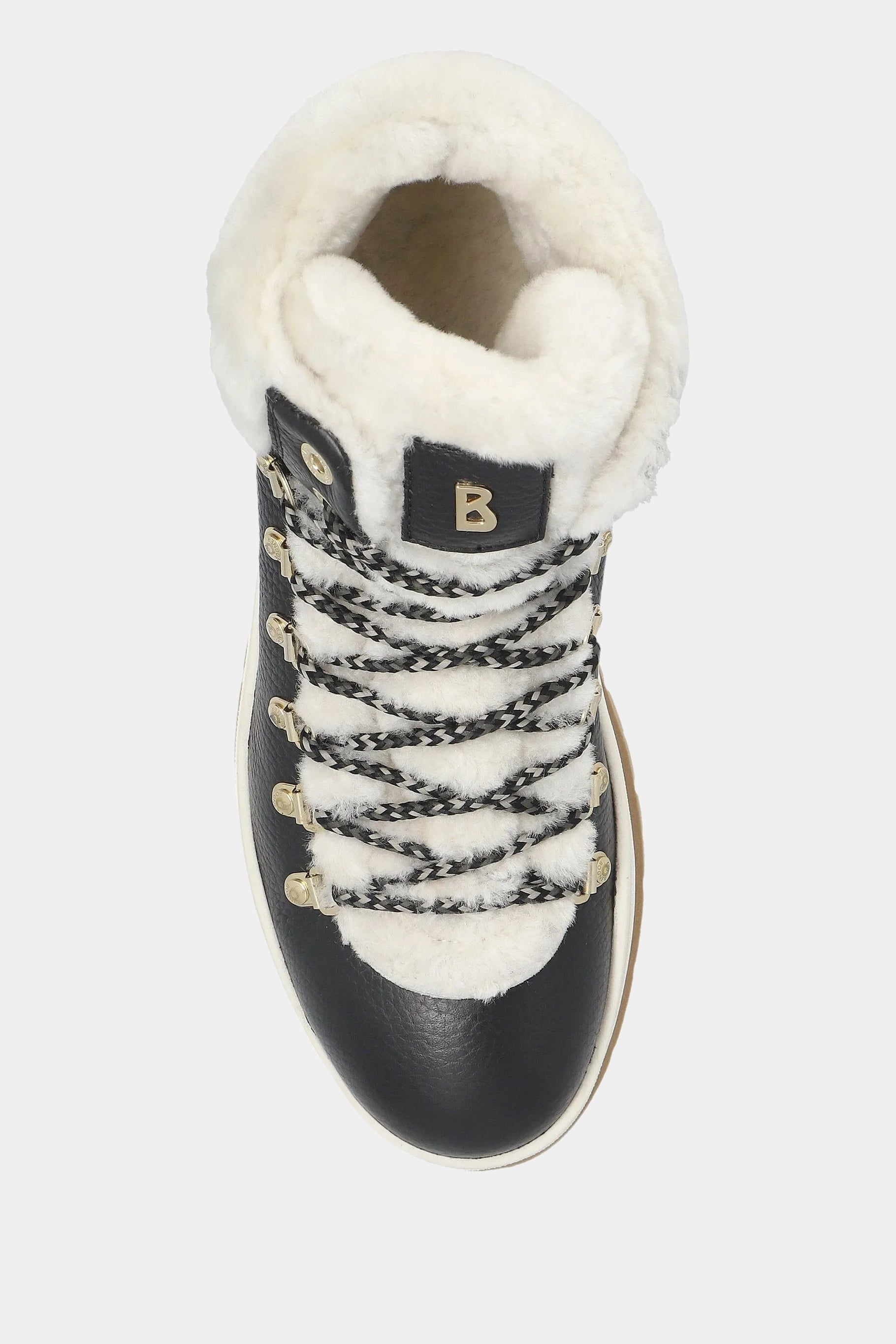 Wysokie buty zimowe skórzane AROSA 9A