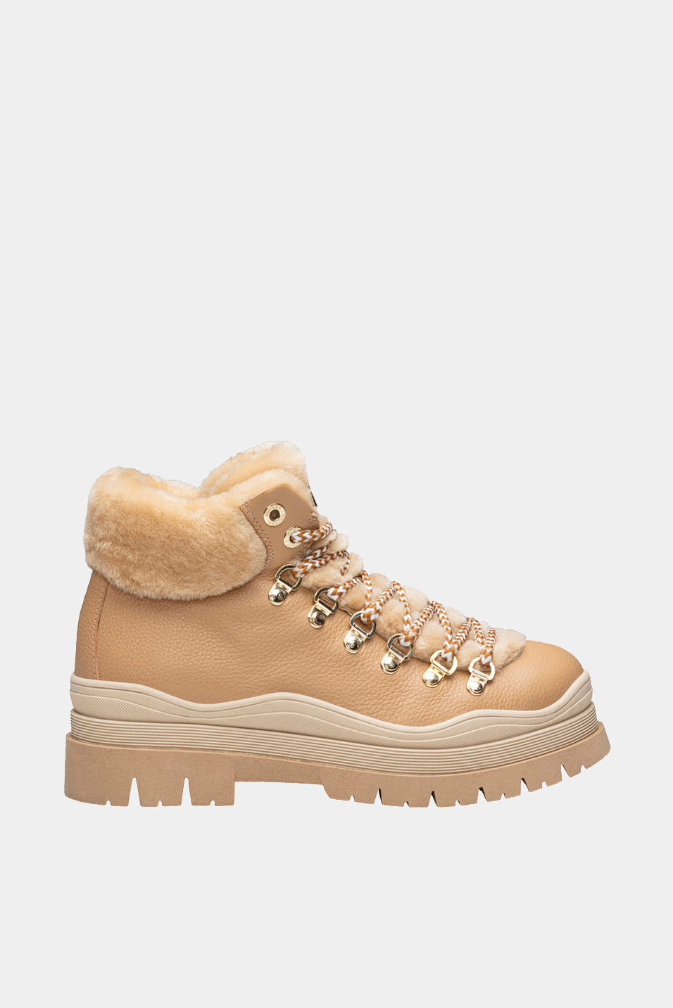 Wysokie buty zimowe skórzane AROSA 9A