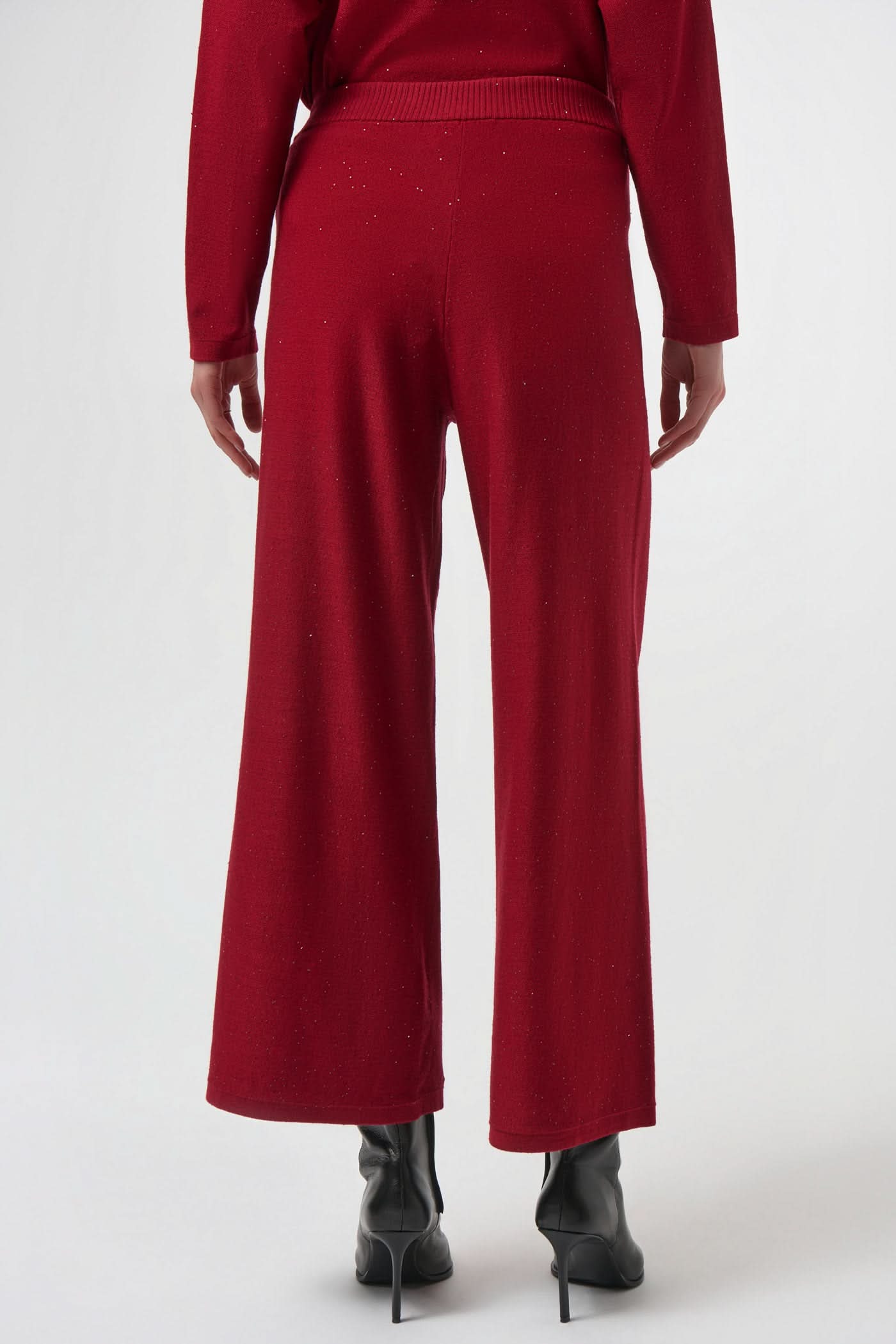 Red knit pants