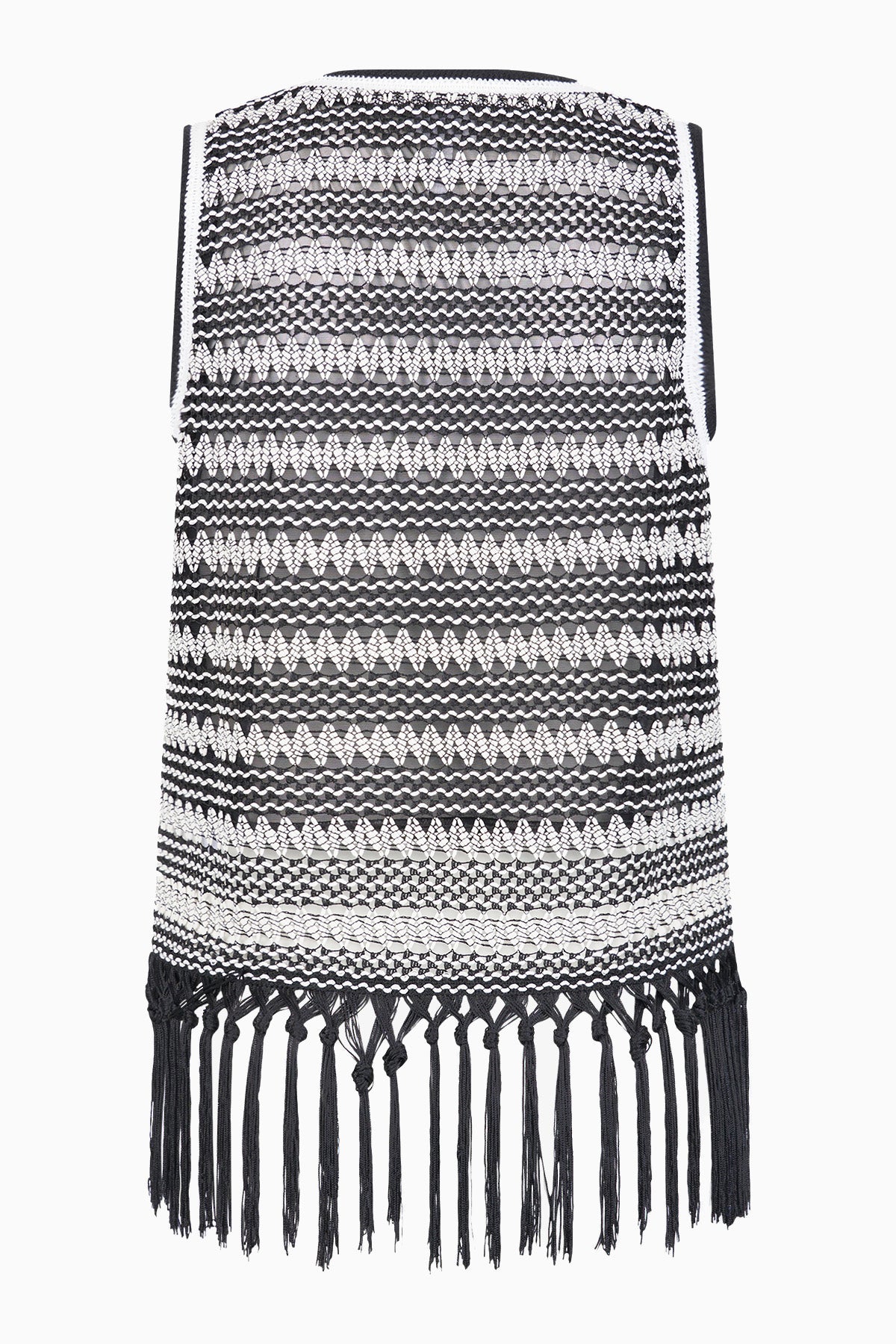 Szydełkowy top z frędzlami Sahil