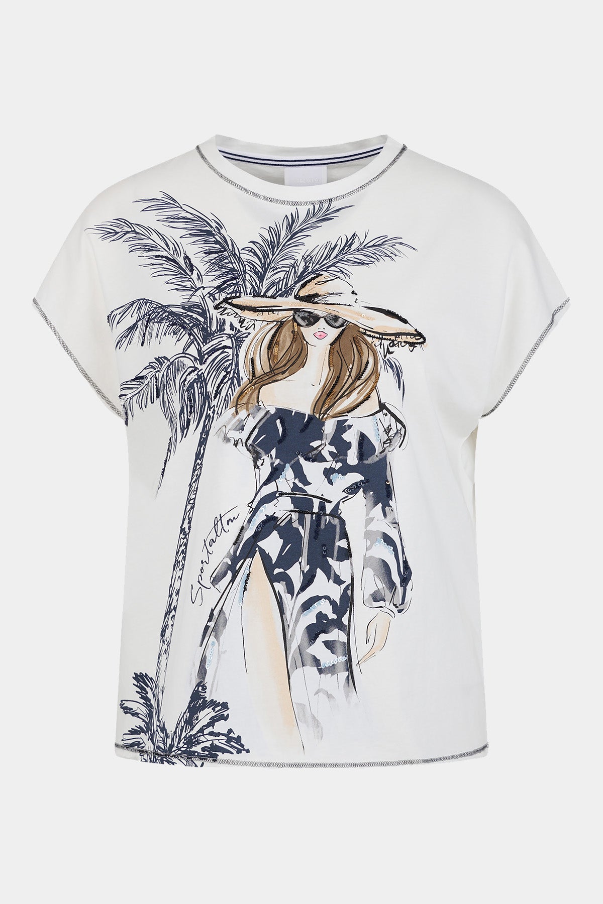 T-shirt z printem Viviana