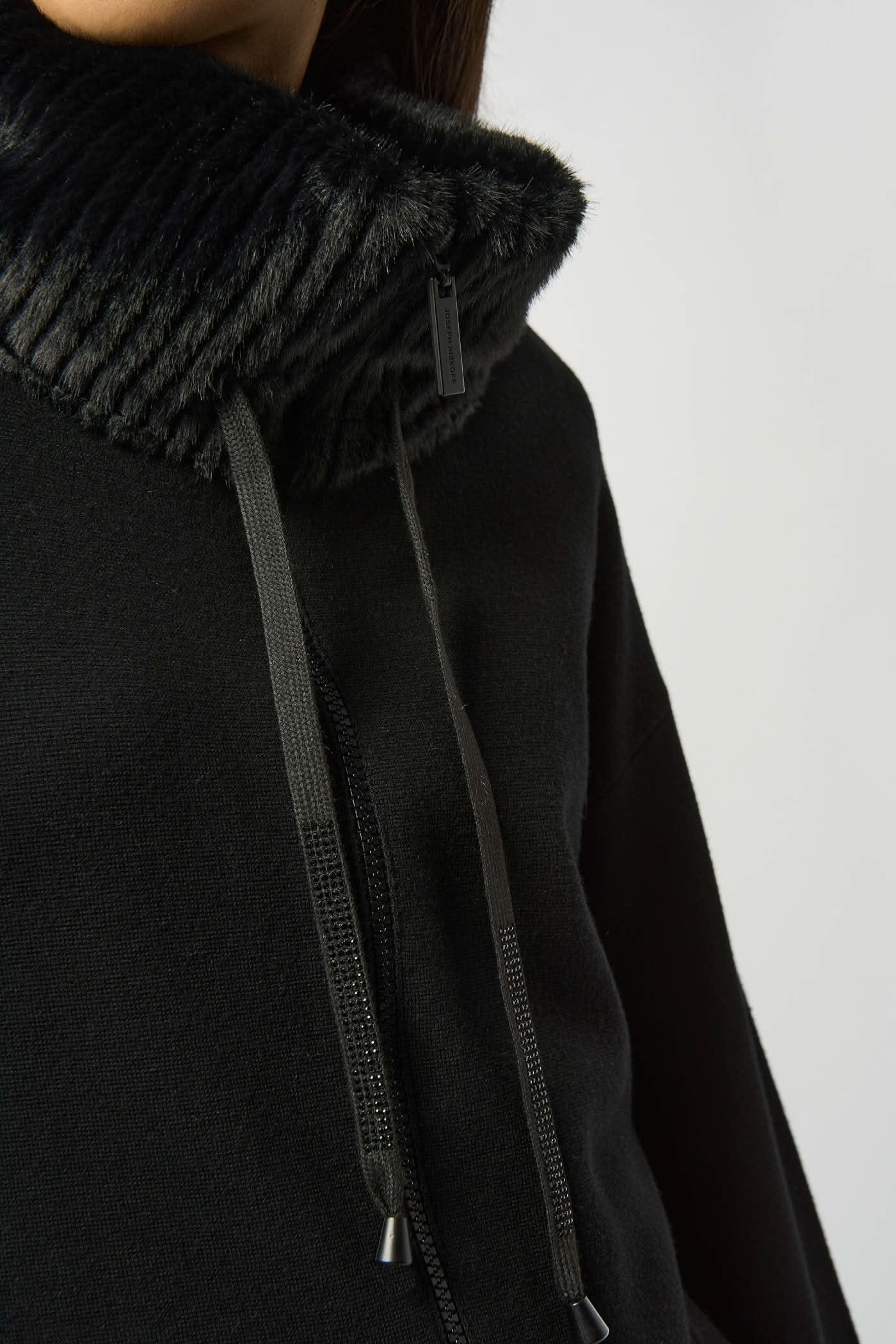 Black cardigan