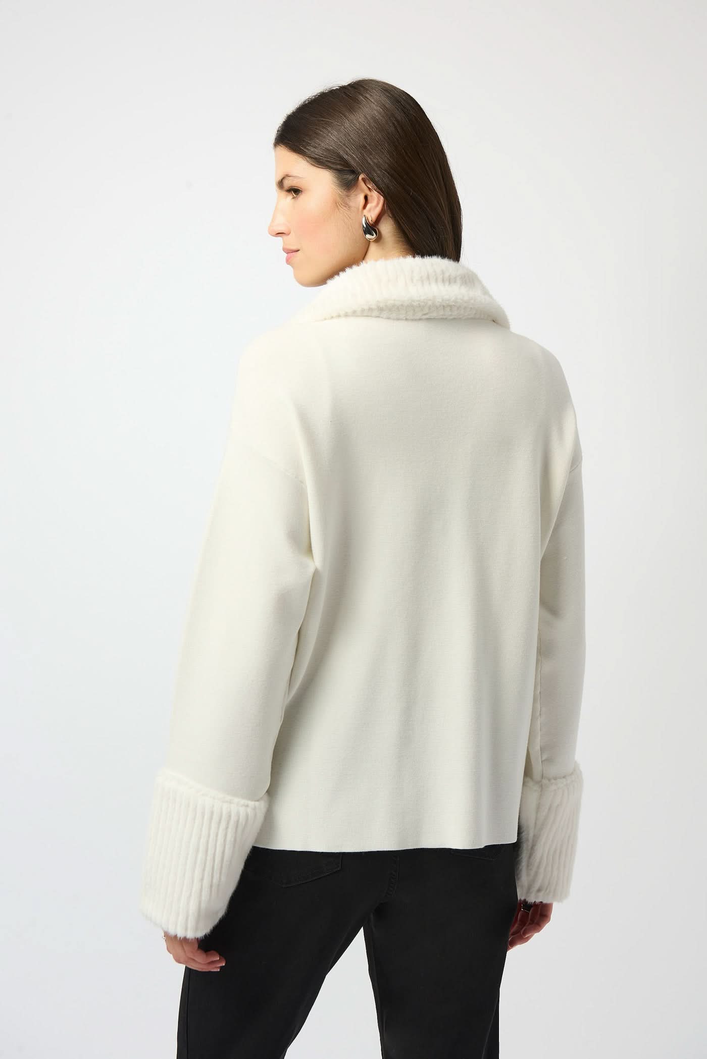 White cardigan