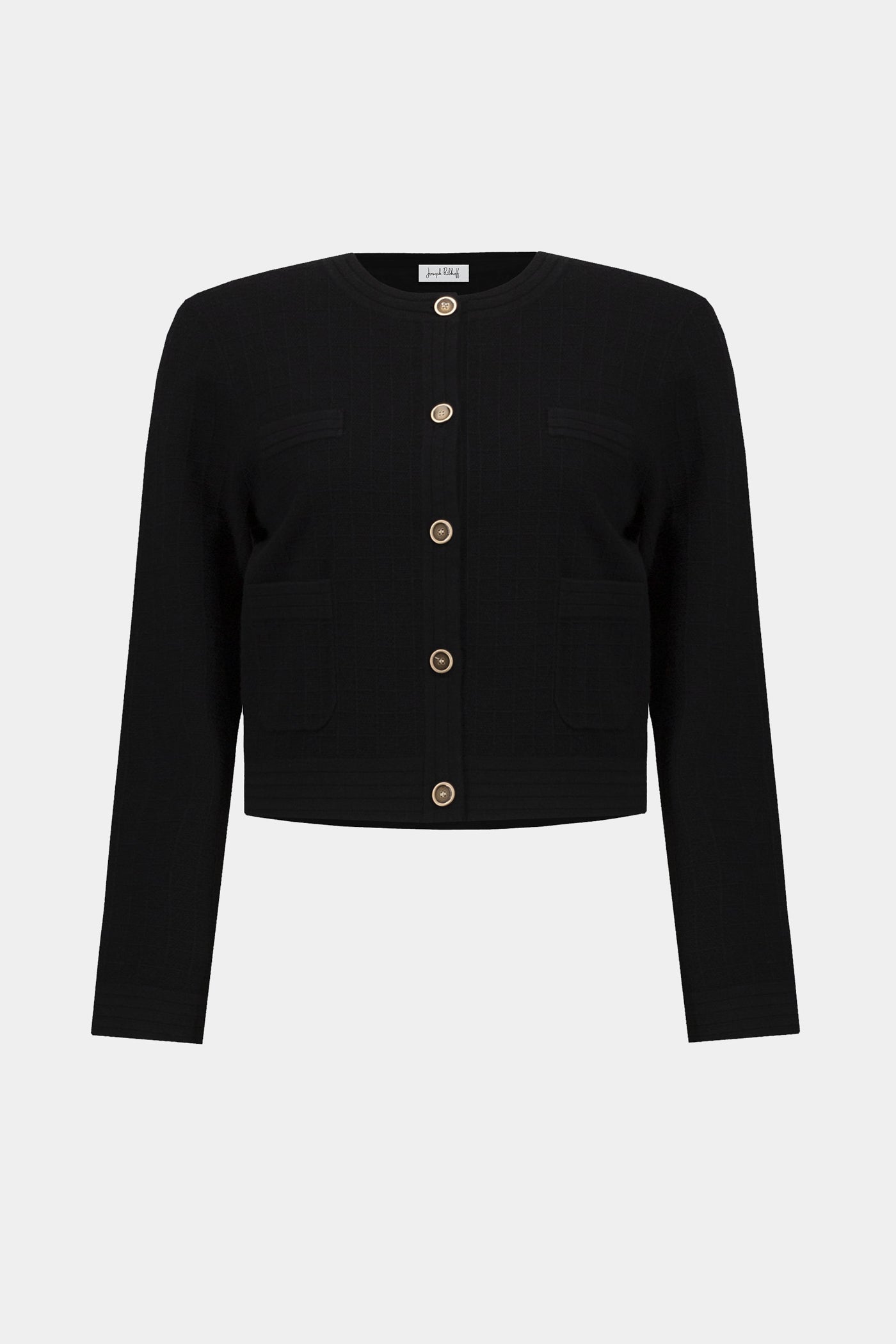 Czarny sweter rozpinany