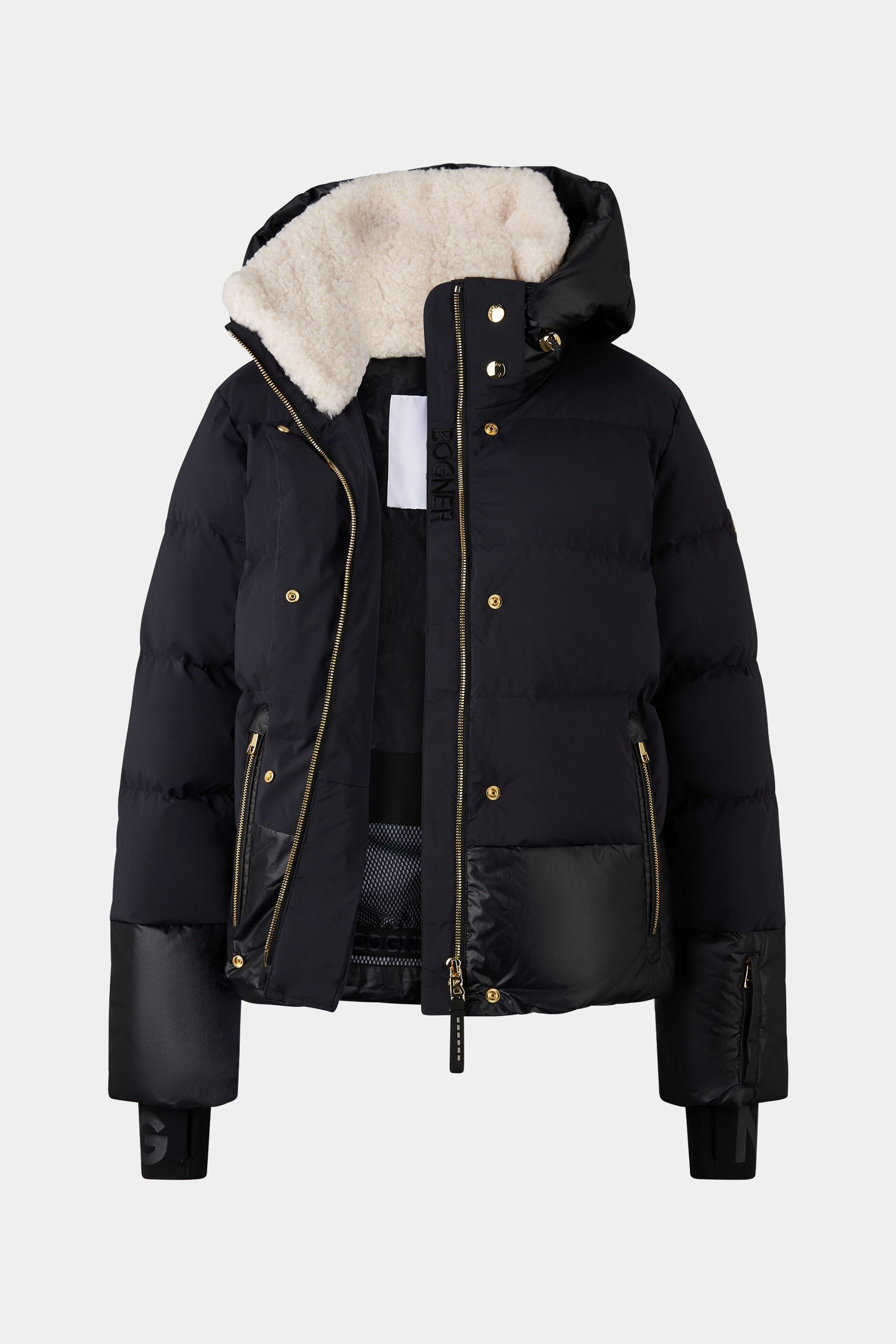 Czarna kurtka narciarska MAJA-D