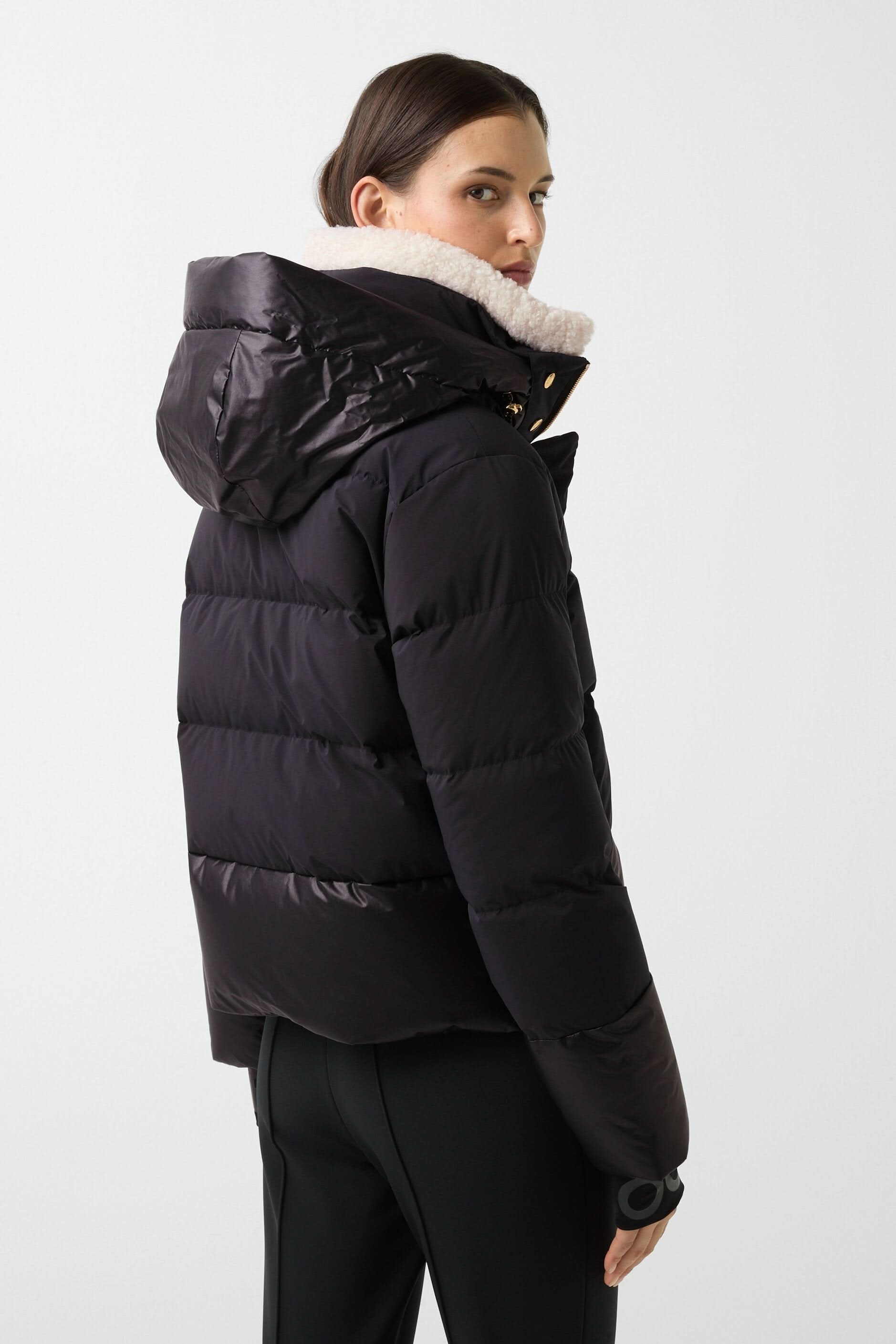 Black ski jacket MAJA-D