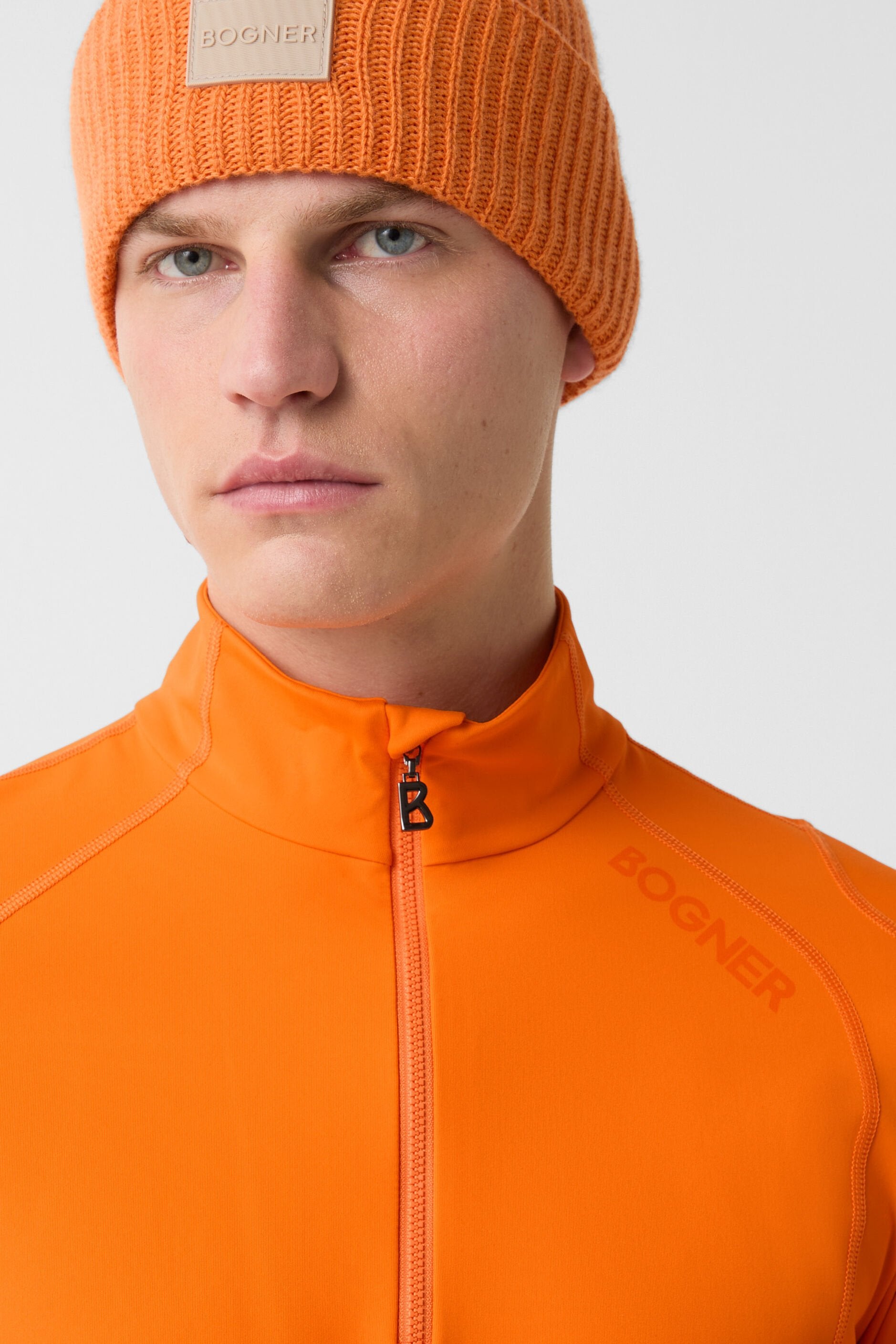 Pomarańczowy golf narciarski HARRY