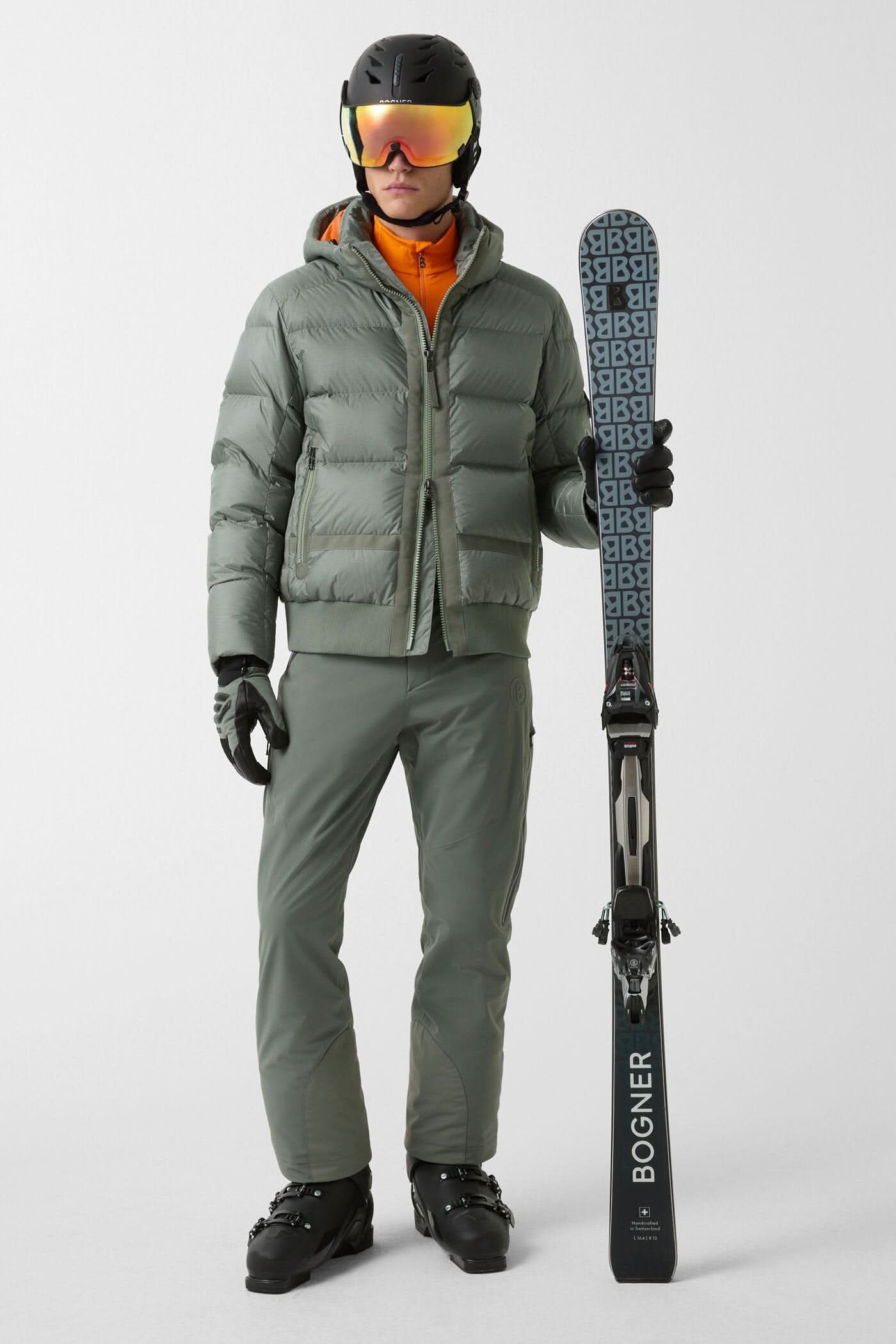 Orange HARRY ski turtleneck